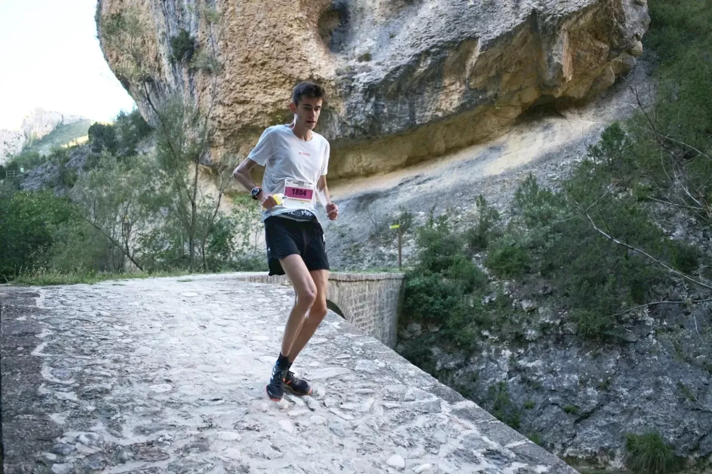 Álvaro Osanz en la 17K  Foto: @quimfarrero