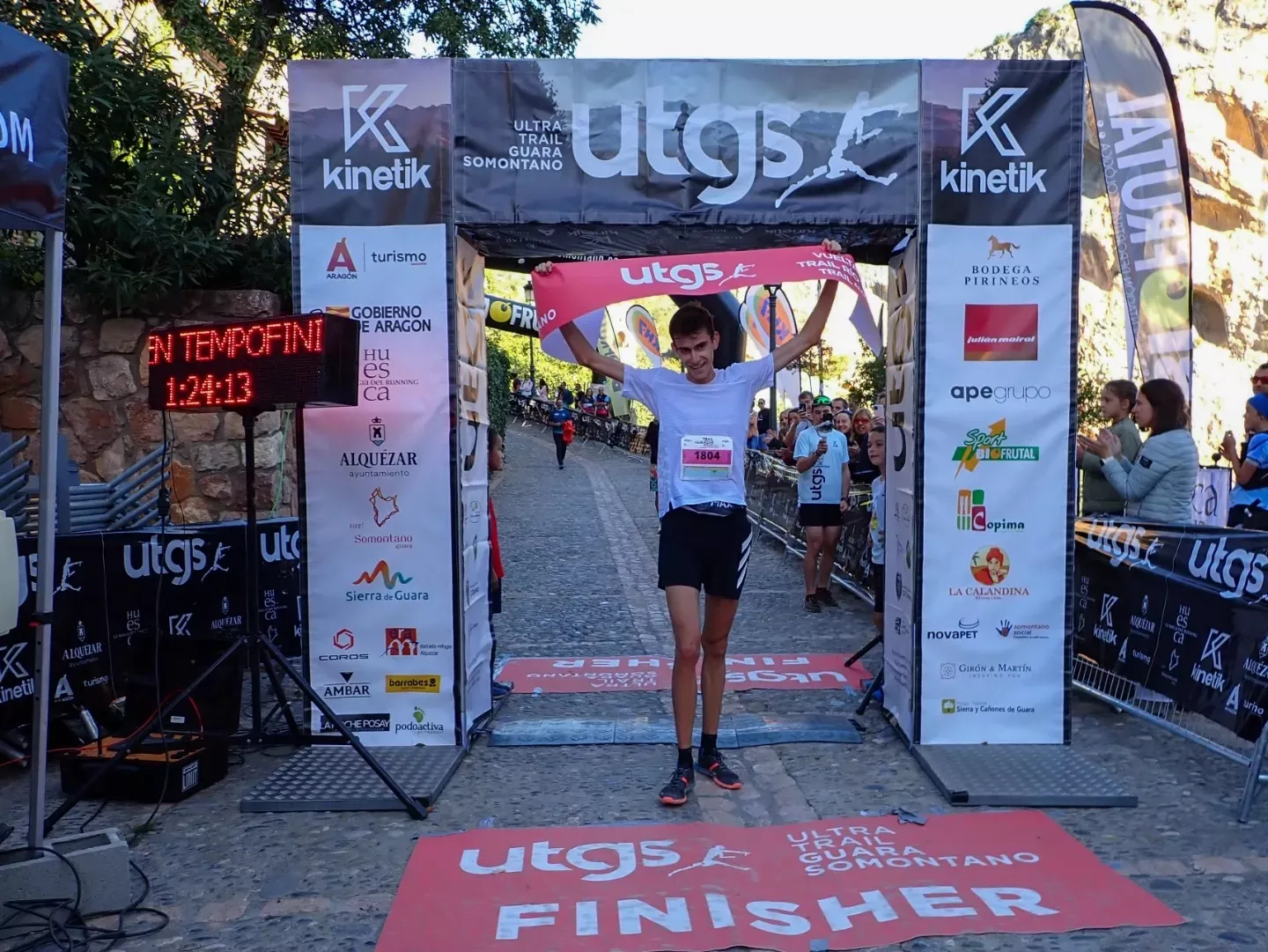 Álvaro Osanz, ganador 17K. Foto: UTGS