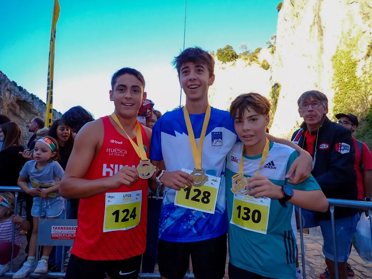 Carreras infantiles. Foto: UTGS