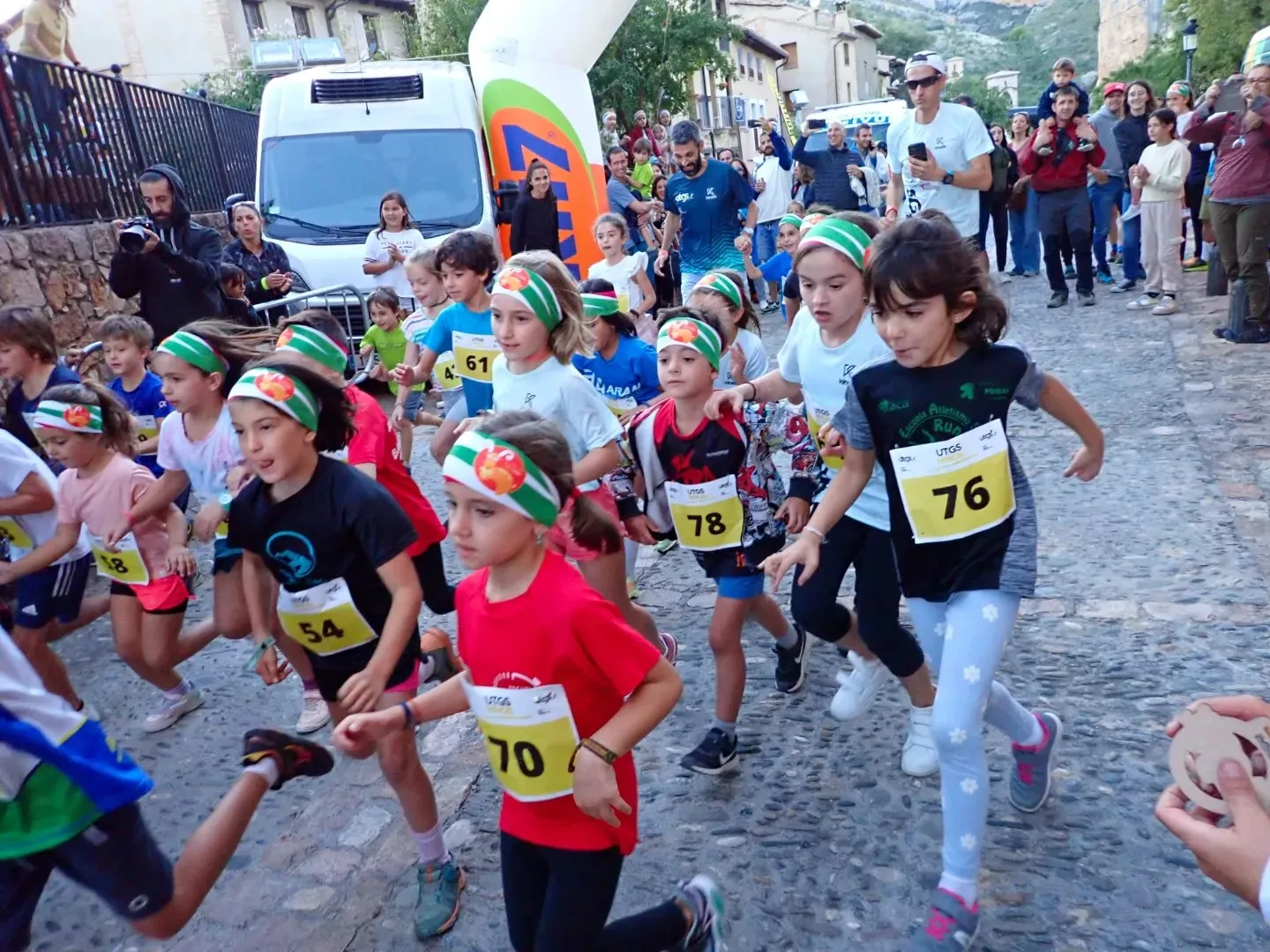 Carreras infantiles. Foto: UTGS