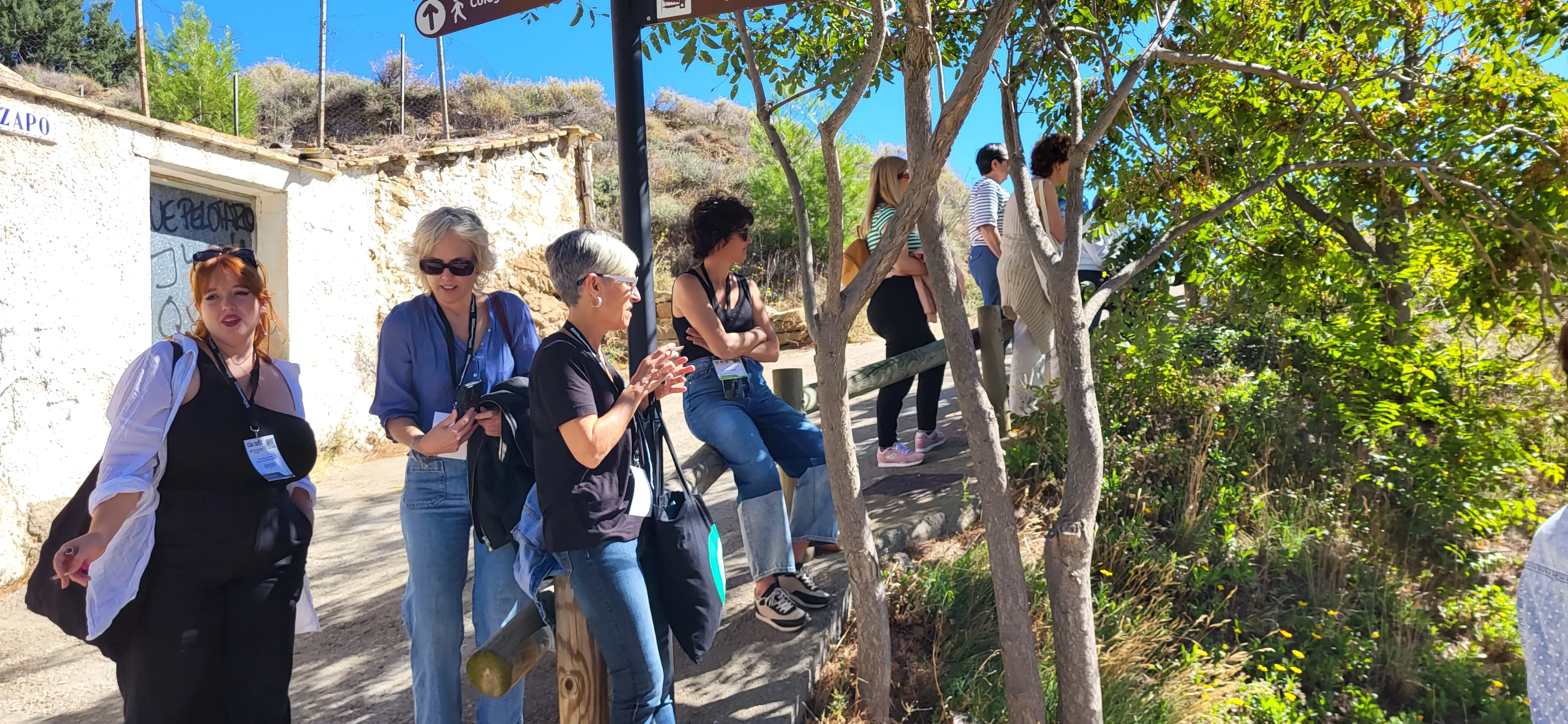 Feria Sin Condiciones celebrada en Bolea. Foto Mercedes Manterola