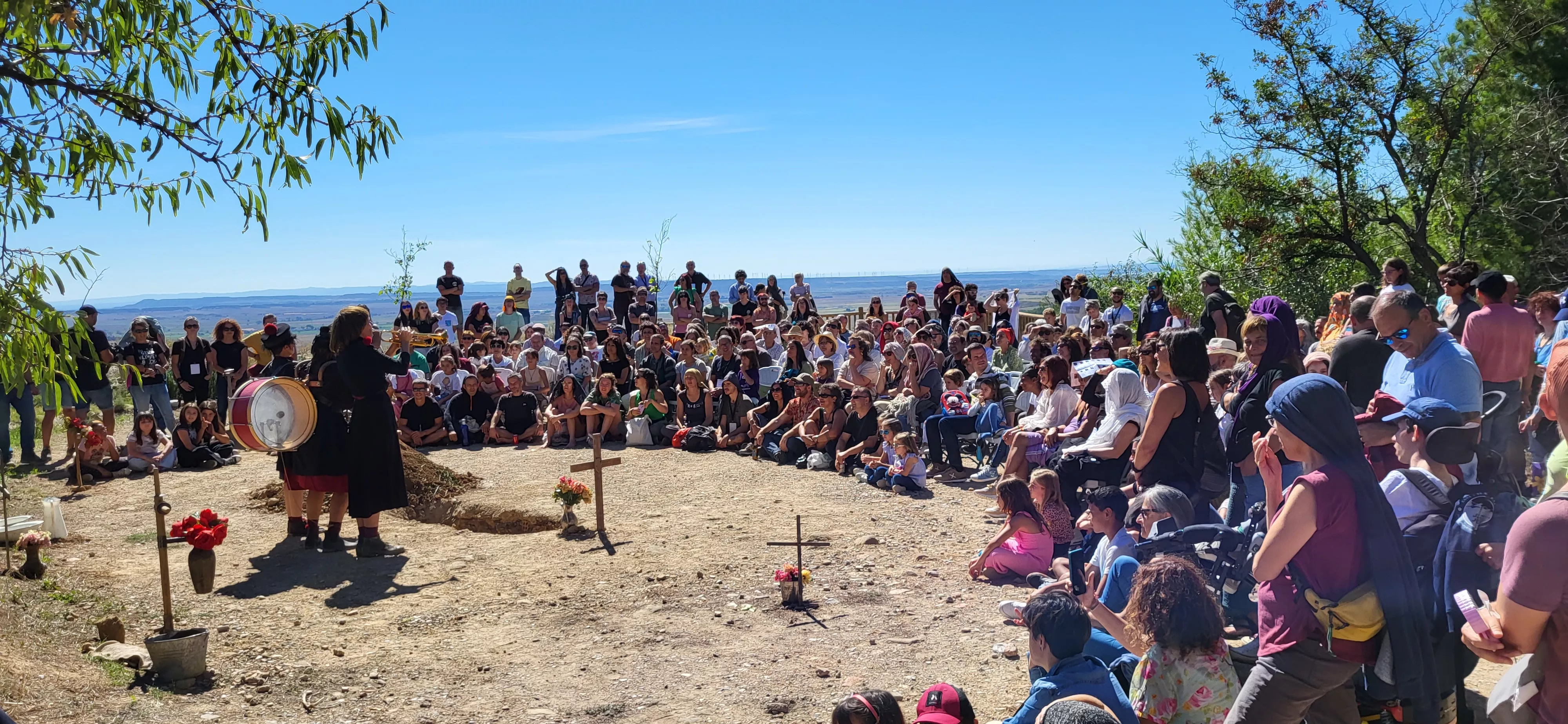 Feria Sin Condiciones celebrada en Bolea. Foto Mercedes Manterola