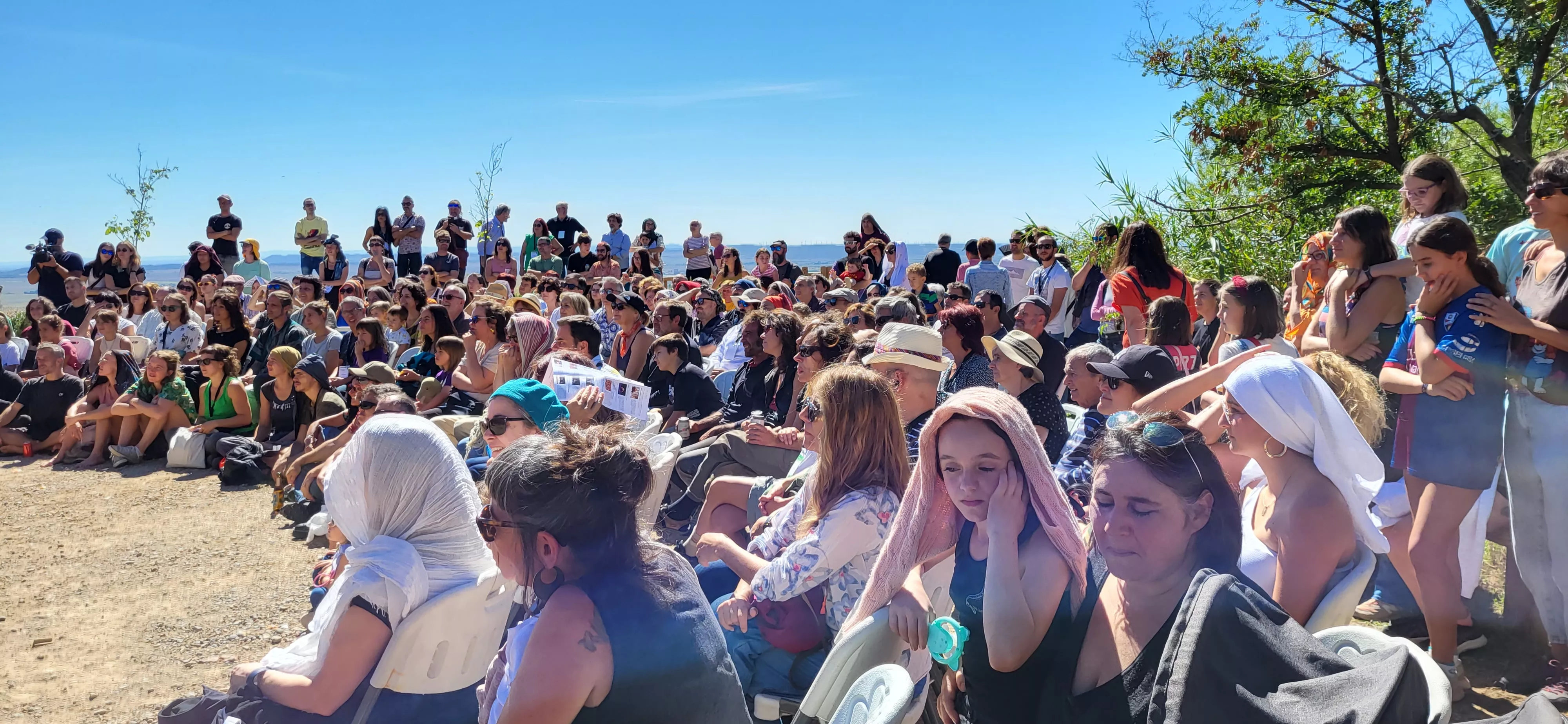 Feria Sin Condiciones celebrada en Bolea. Foto Mercedes Manterola