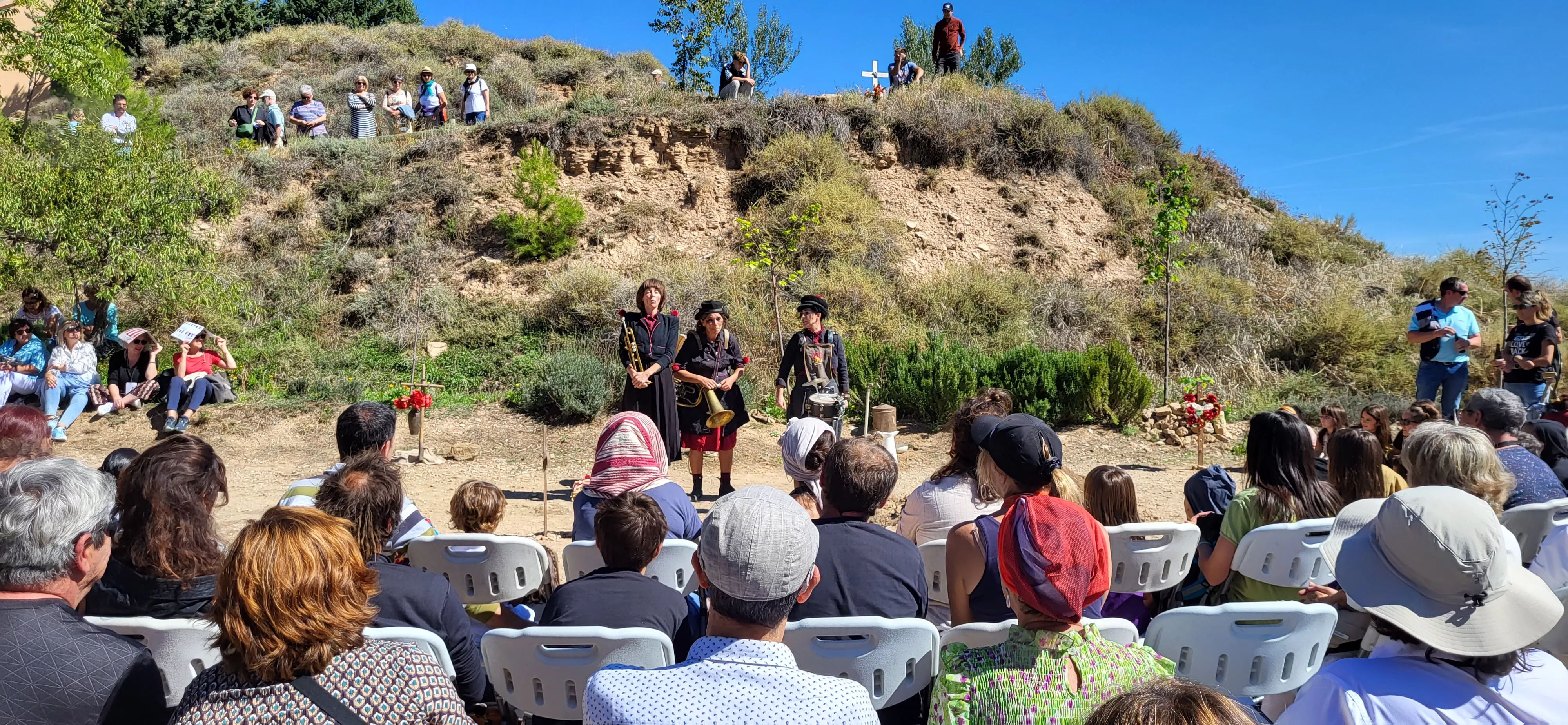 Feria Sin Condiciones celebrada en Bolea. Foto Mercedes Manterola