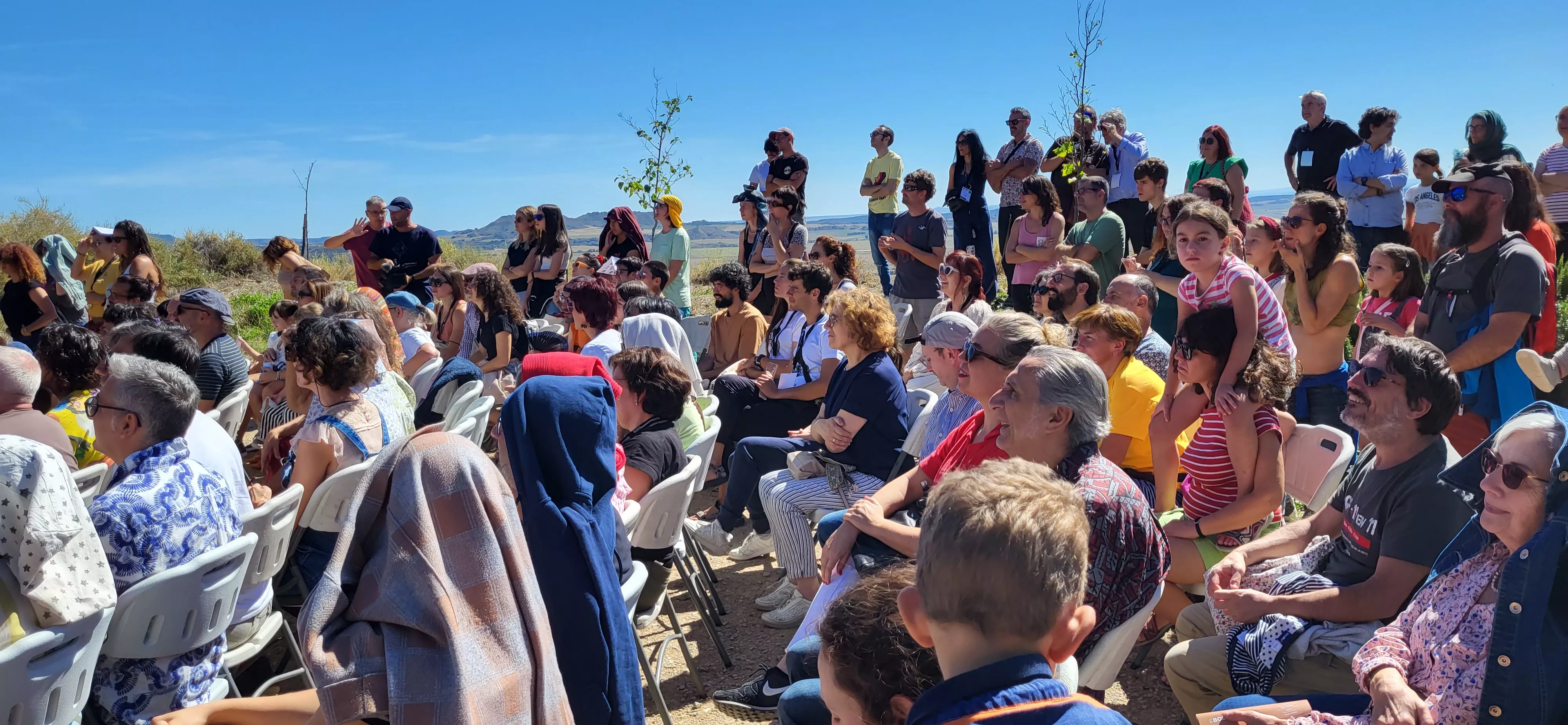 Feria Sin Condiciones celebrada en Bolea. Foto Mercedes Manterola