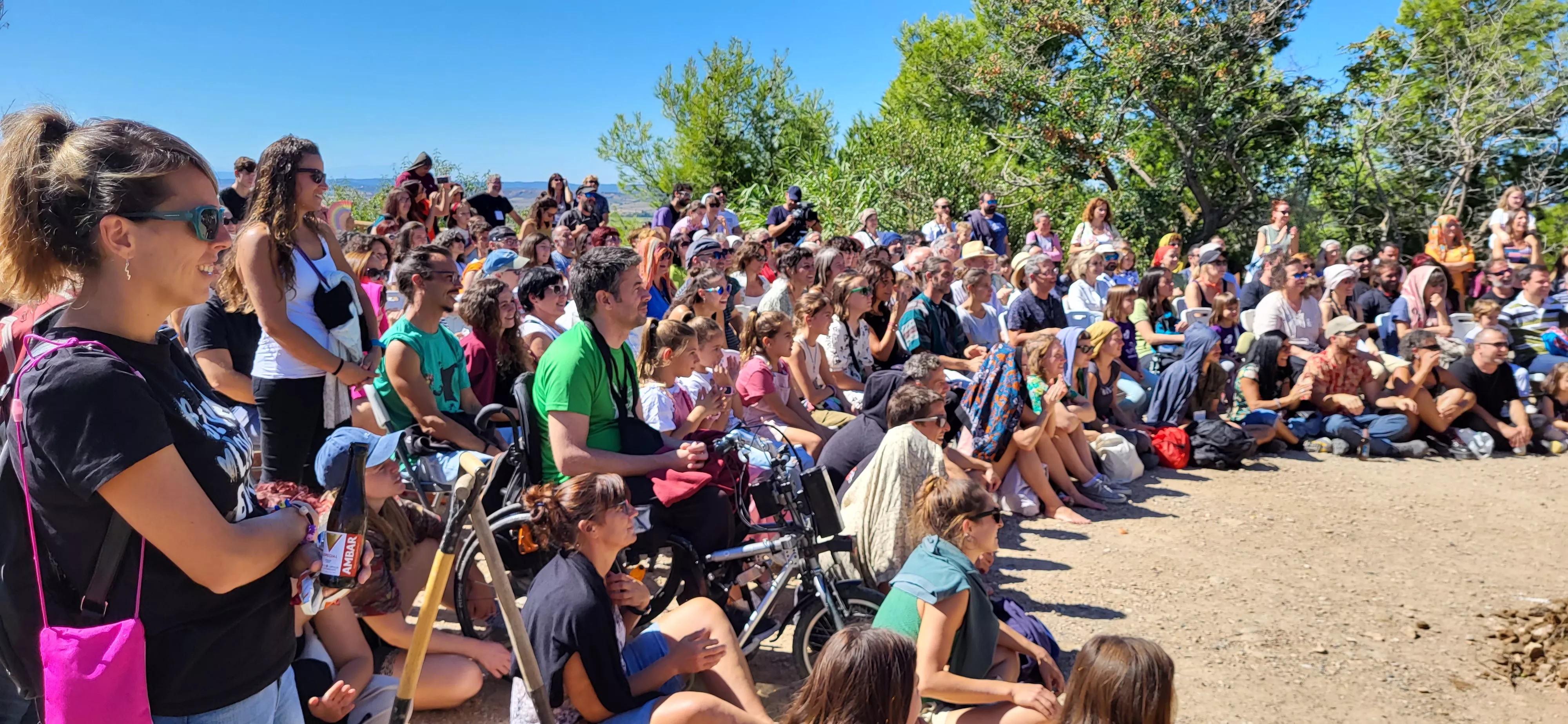 Feria Sin Condiciones celebrada en Bolea. Foto Mercedes Manterola