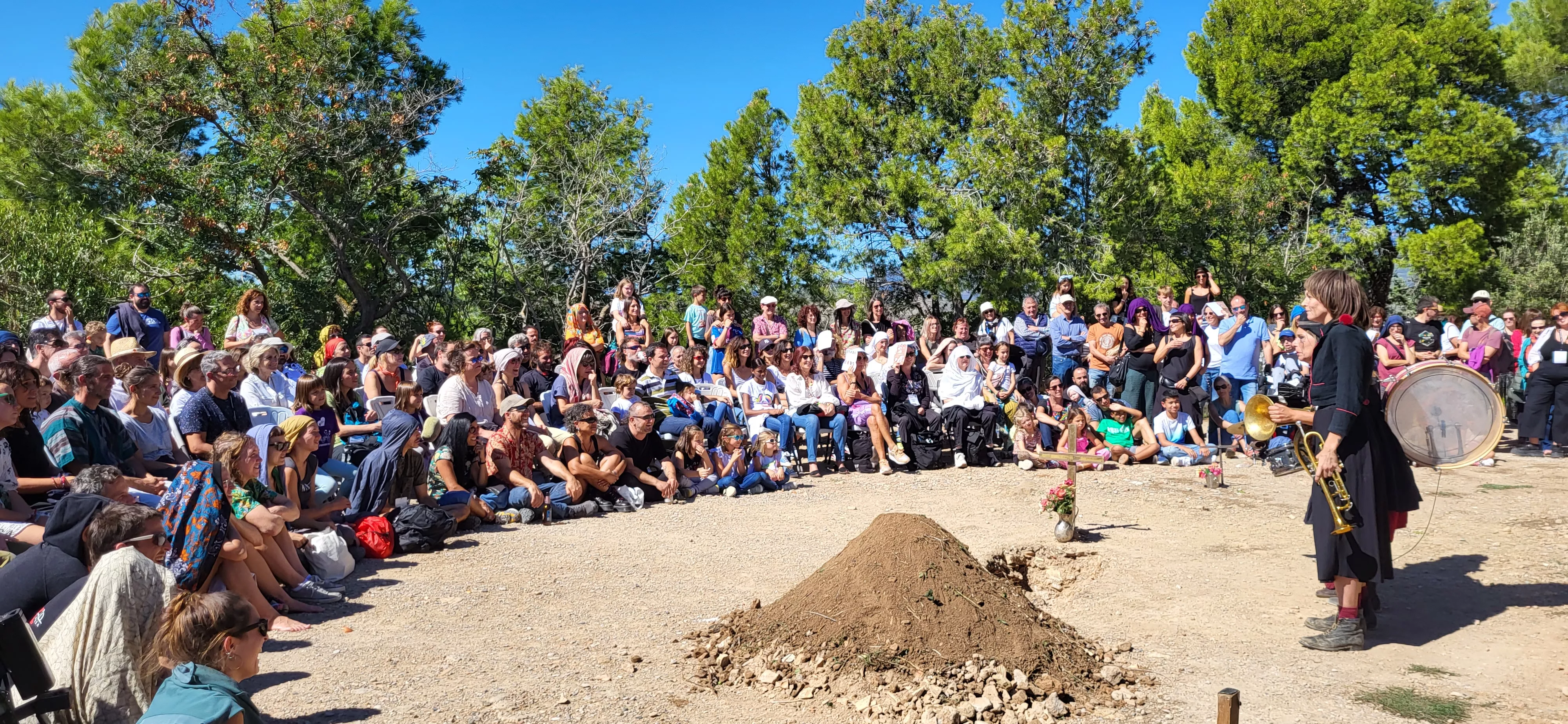 Feria Sin Condiciones celebrada en Bolea. Foto Mercedes Manterola
