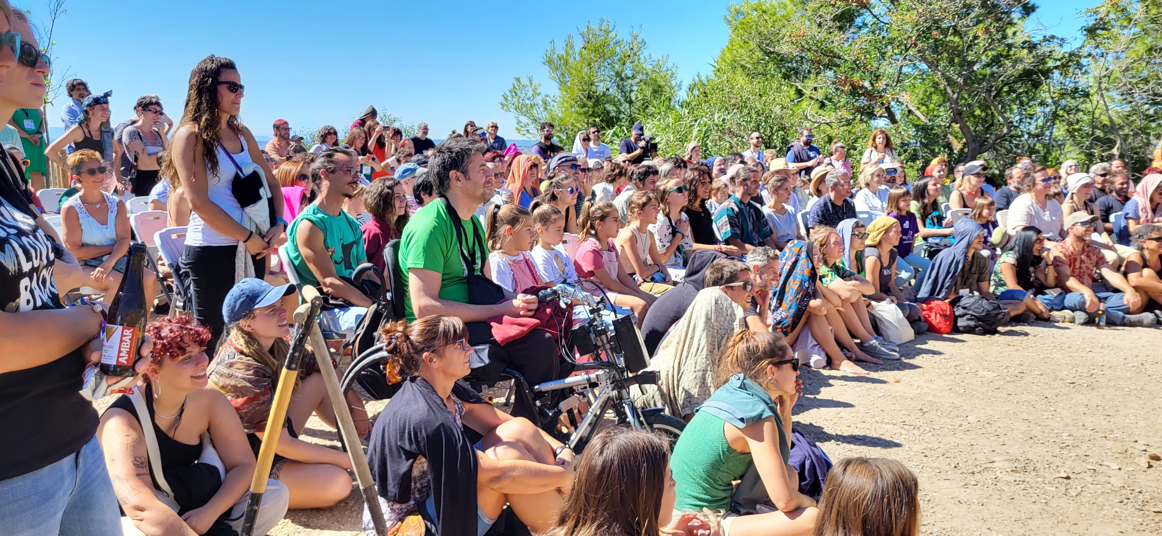 Feria Sin Condiciones celebrada en Bolea. Foto Mercedes Manterola