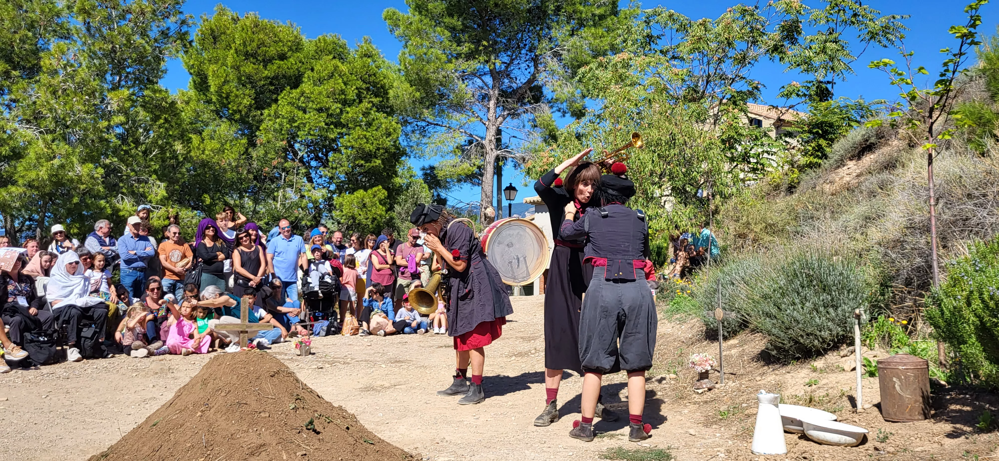 Feria Sin Condiciones celebrada en Bolea. Foto Mercedes Manterola