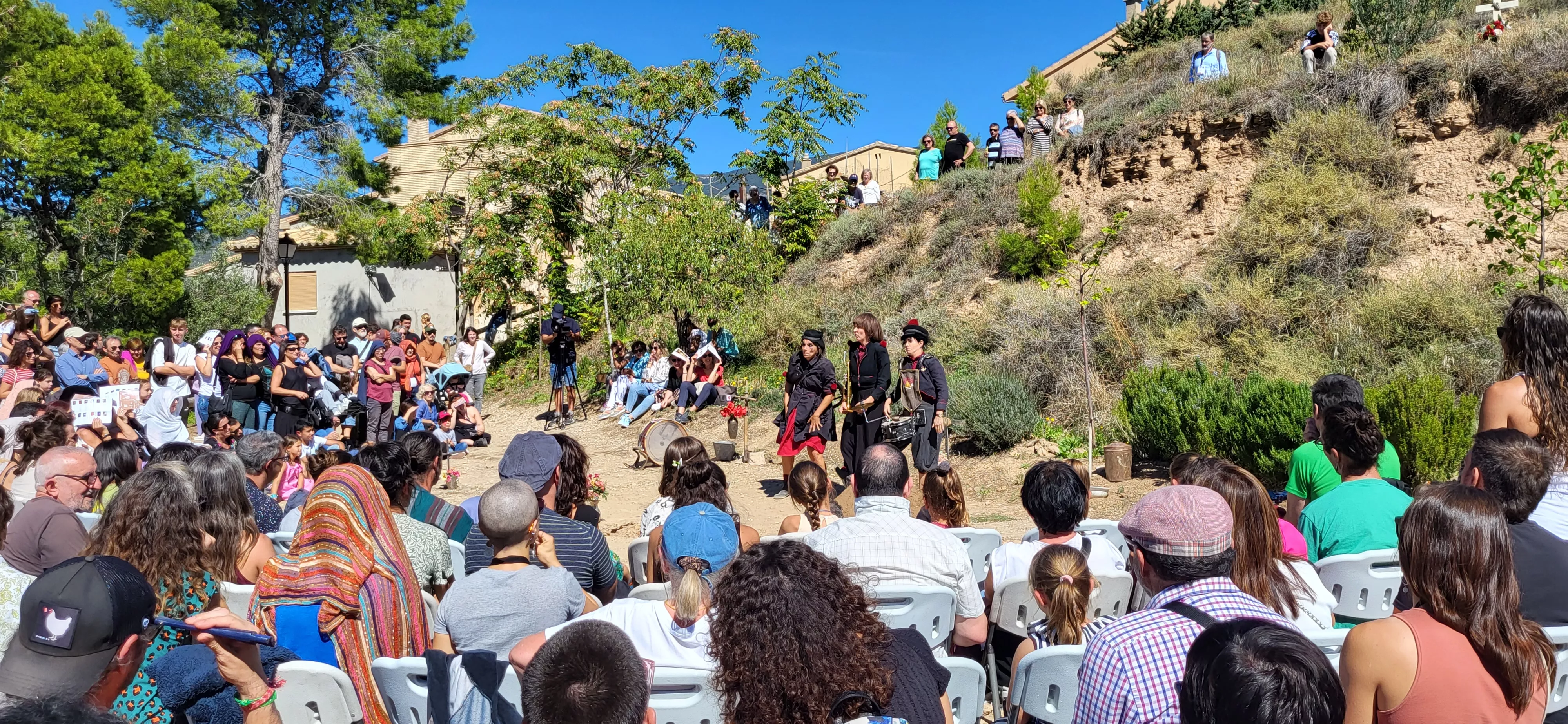 Feria Sin Condiciones celebrada en Bolea. Foto Mercedes Manterola