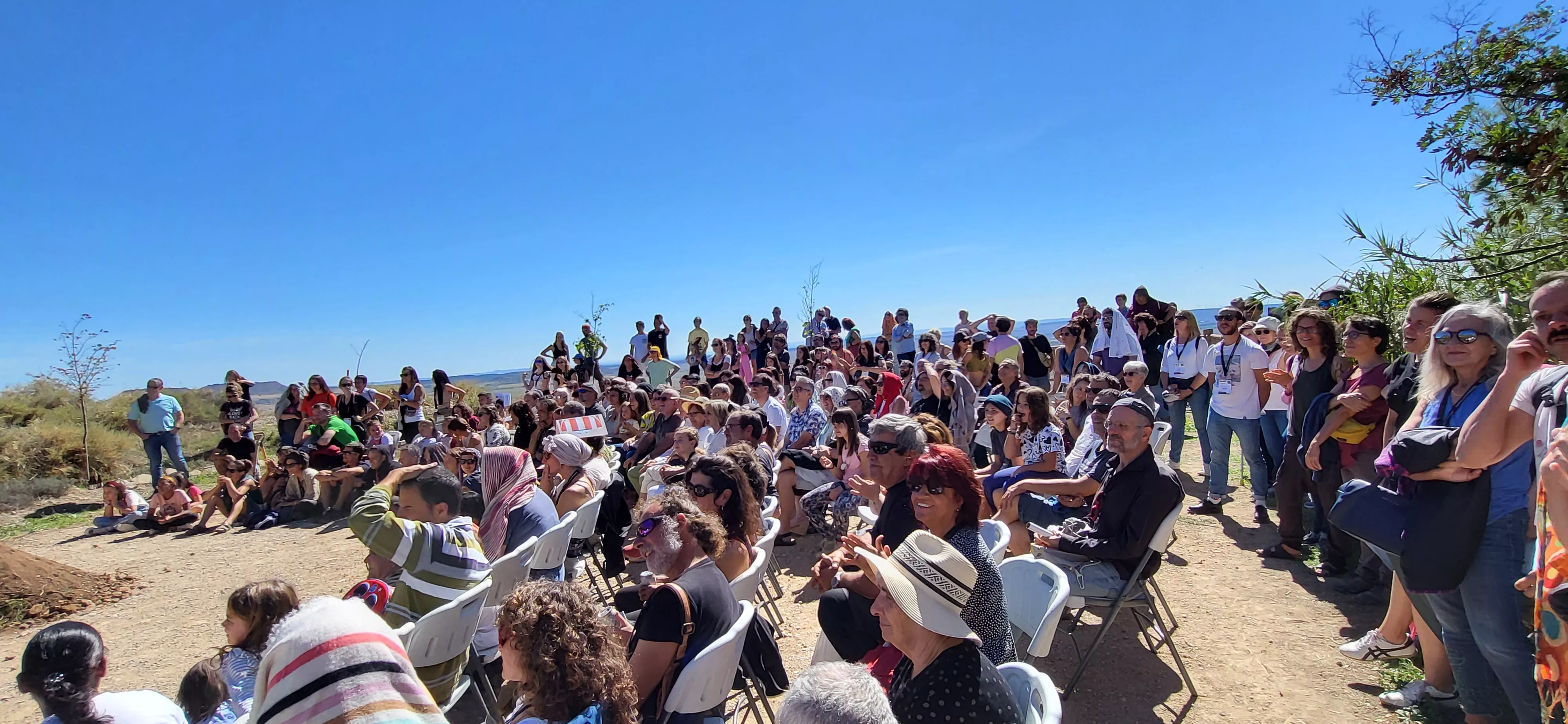 Feria Sin Condiciones celebrada en Bolea. Foto Mercedes Manterola