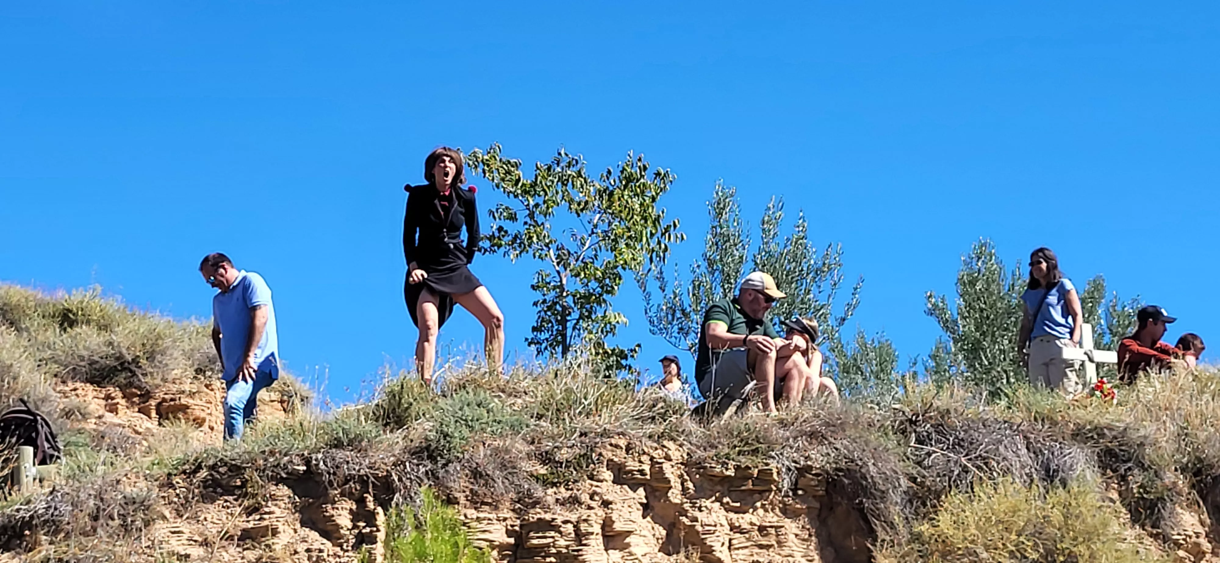 Feria Sin Condiciones celebrada en Bolea. Foto Mercedes Manterola