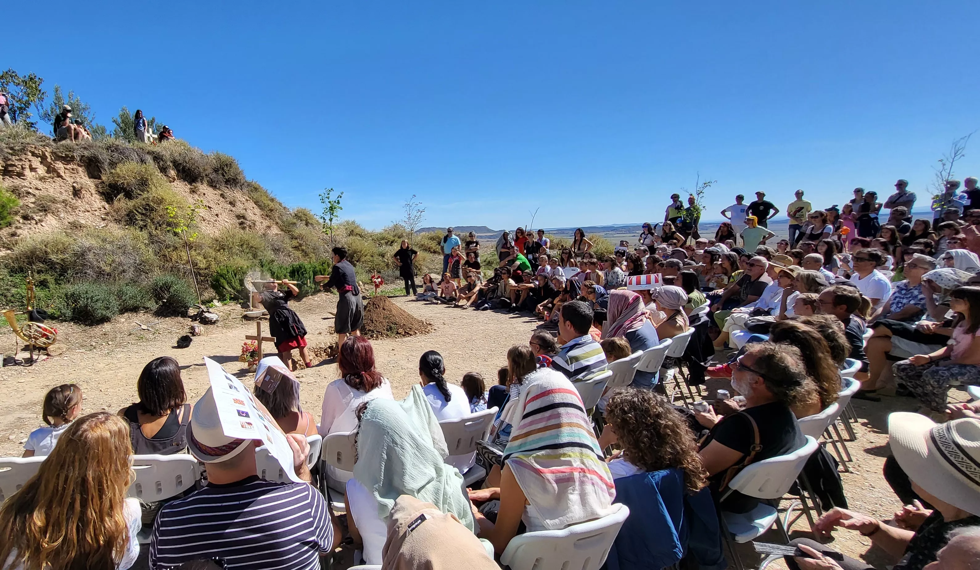 Feria Sin Condiciones celebrada en Bolea. Foto Mercedes Manterola