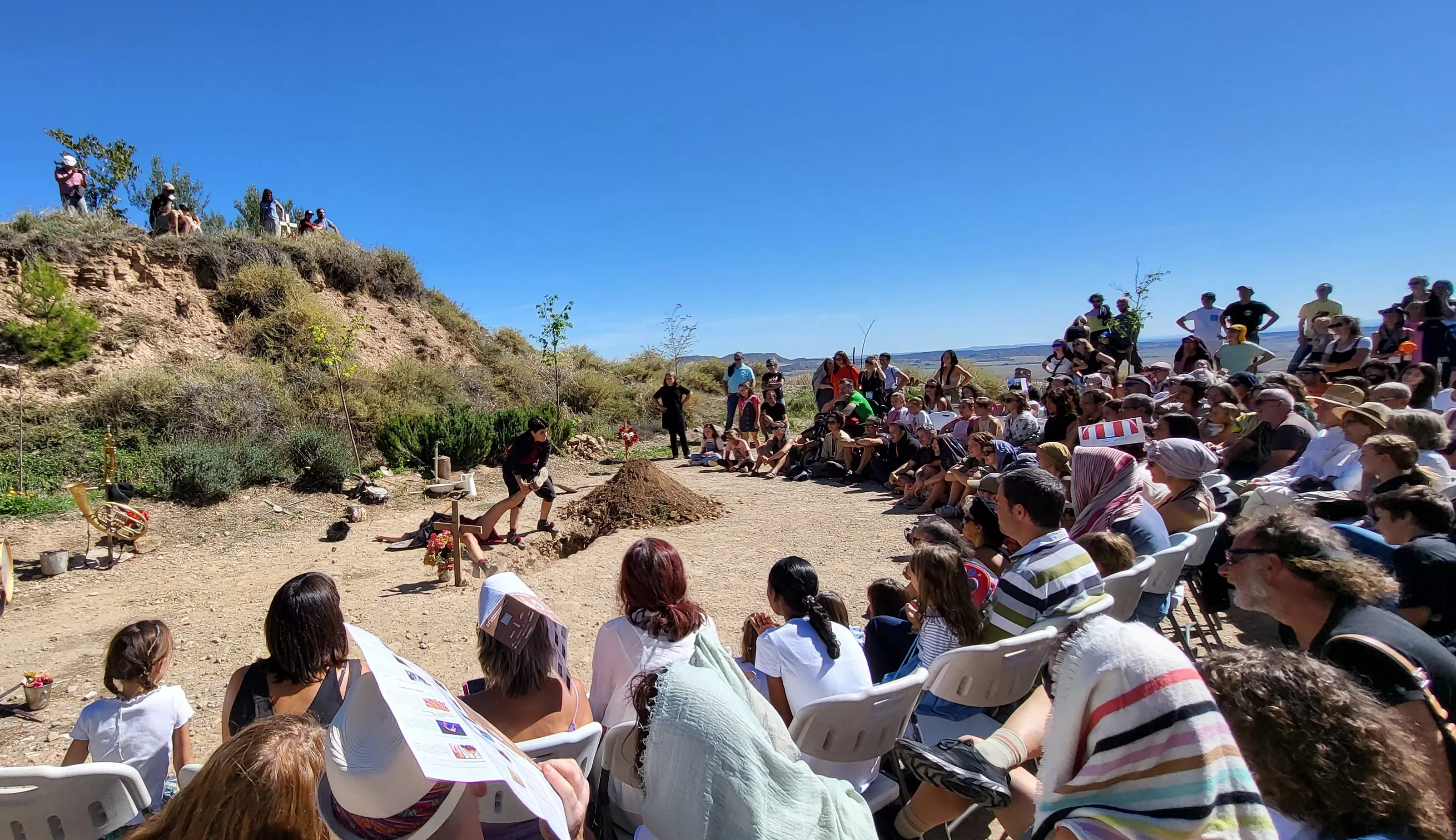 Feria Sin Condiciones celebrada en Bolea. Foto Mercedes Manterola