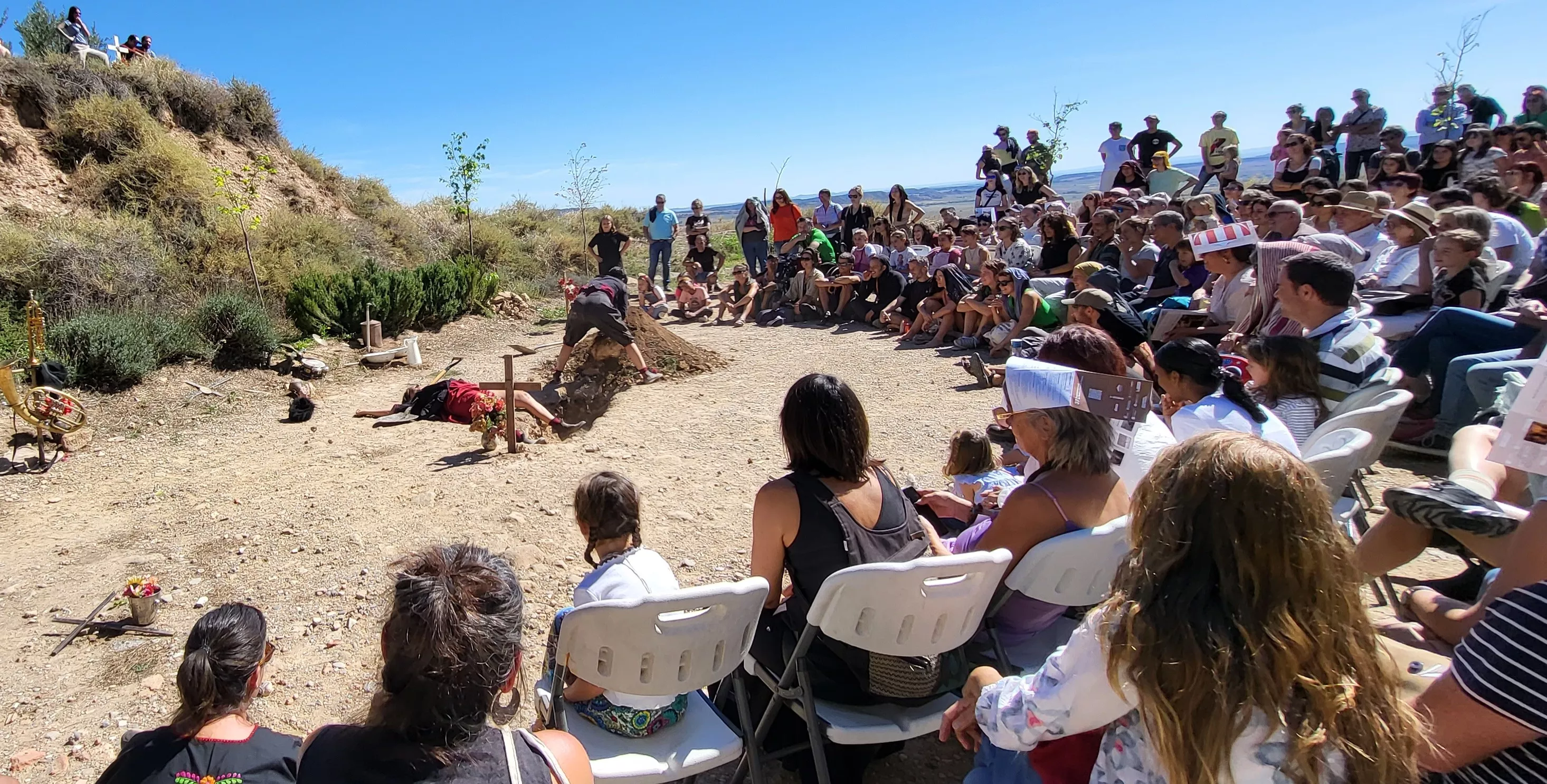 Feria Sin Condiciones celebrada en Bolea. Foto Mercedes Manterola