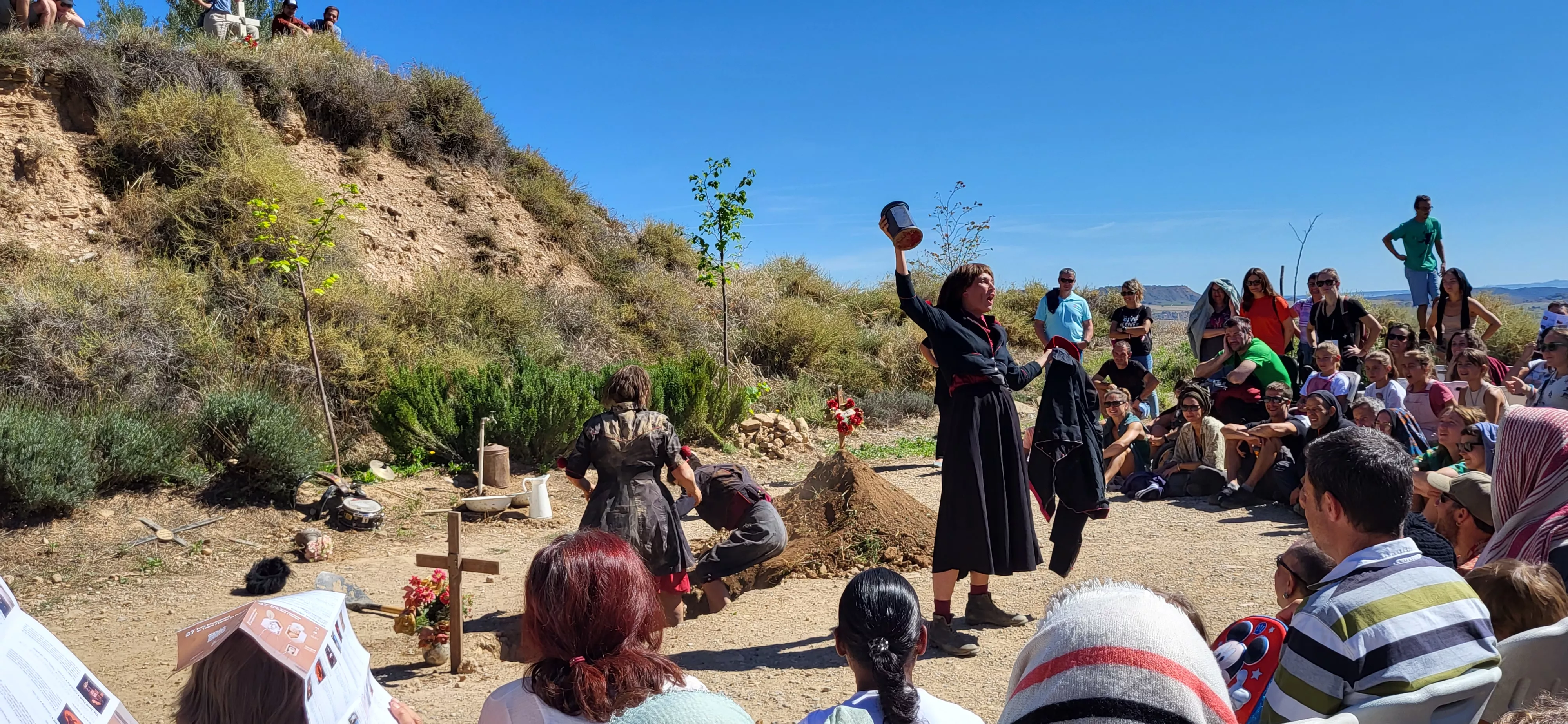 Feria Sin Condiciones celebrada en Bolea. Foto Mercedes Manterola