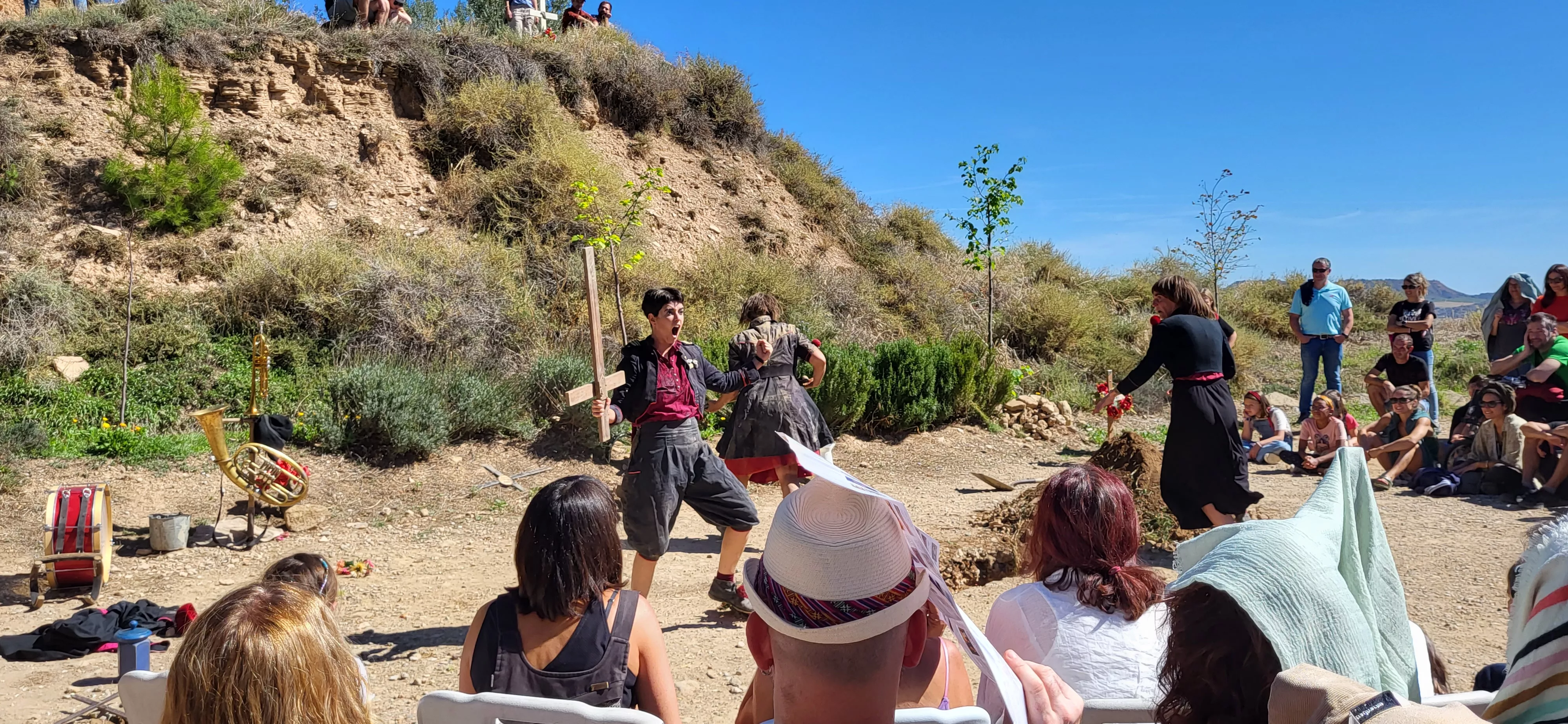 Feria Sin Condiciones celebrada en Bolea. Foto Mercedes Manterola