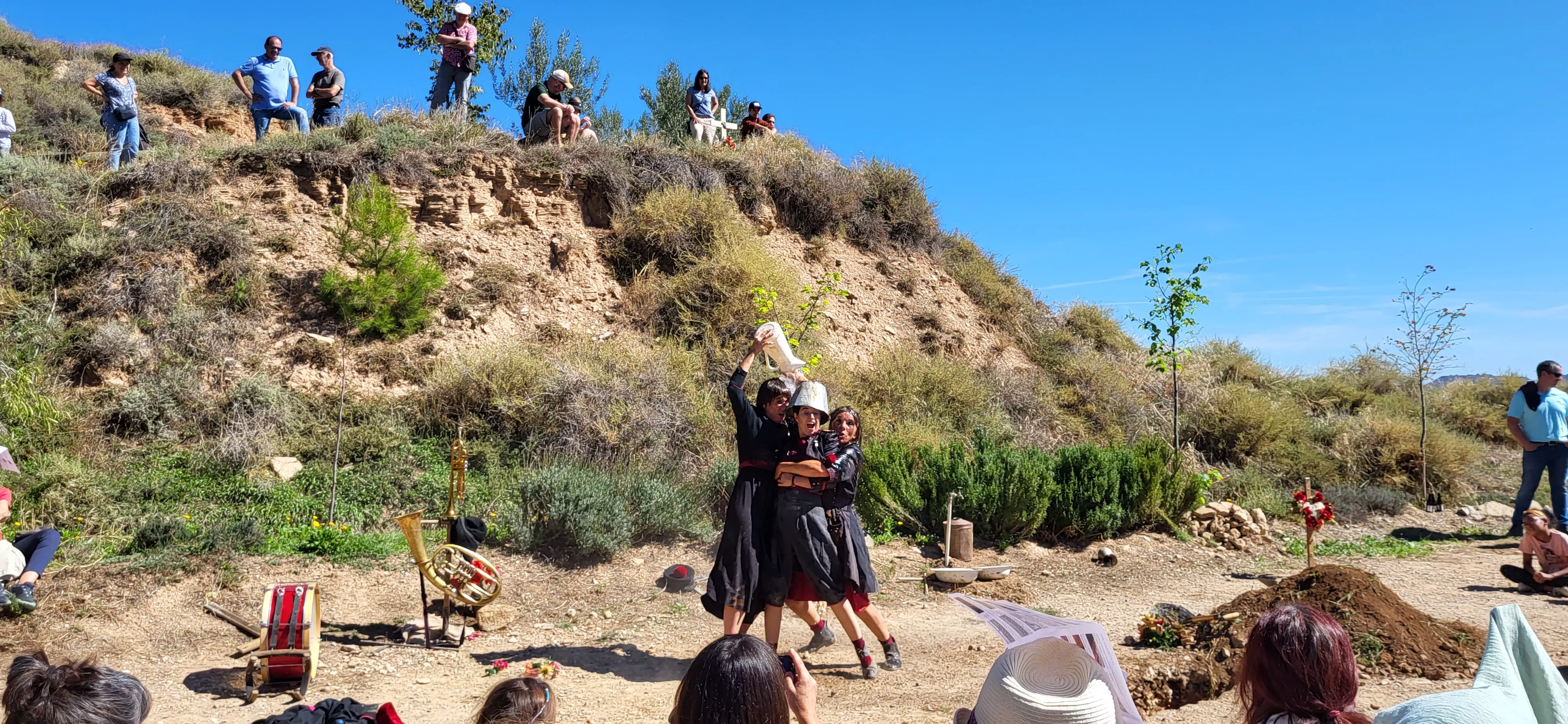 Feria Sin Condiciones celebrada en Bolea. Foto Mercedes Manterola