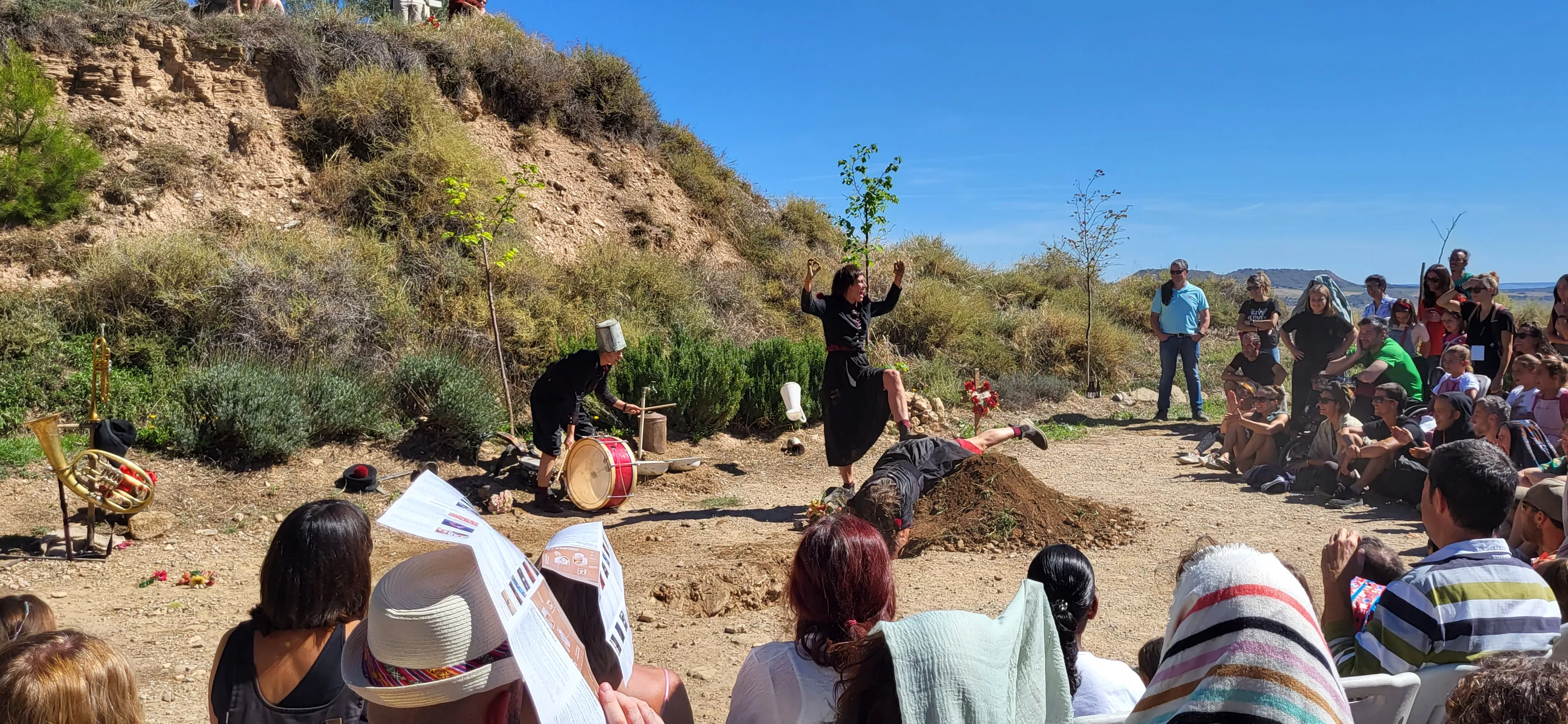 Feria Sin Condiciones celebrada en Bolea. Foto Mercedes Manterola