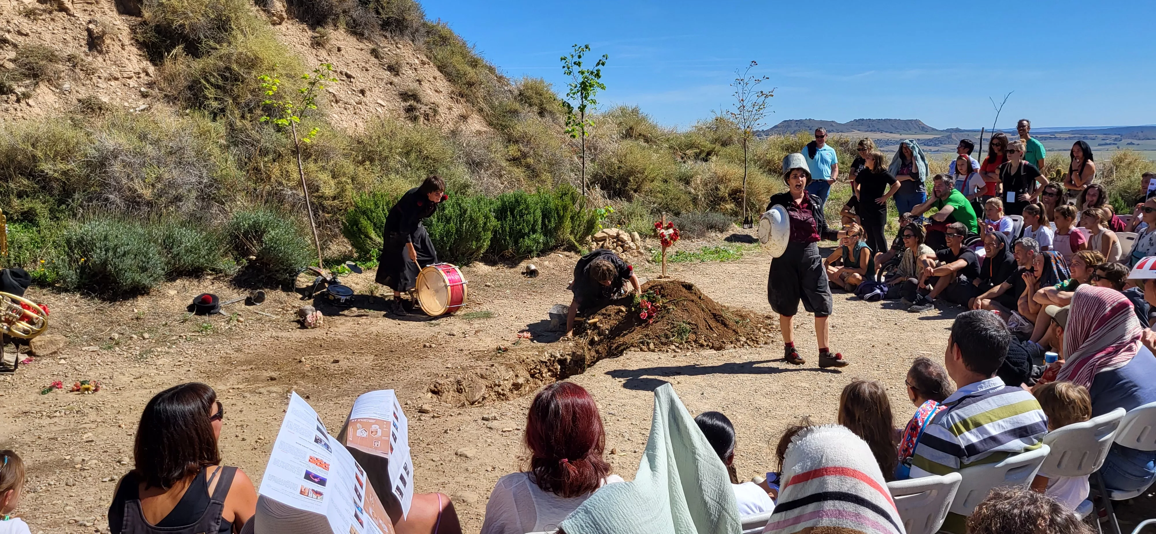 Feria Sin Condiciones celebrada en Bolea. Foto Mercedes Manterola