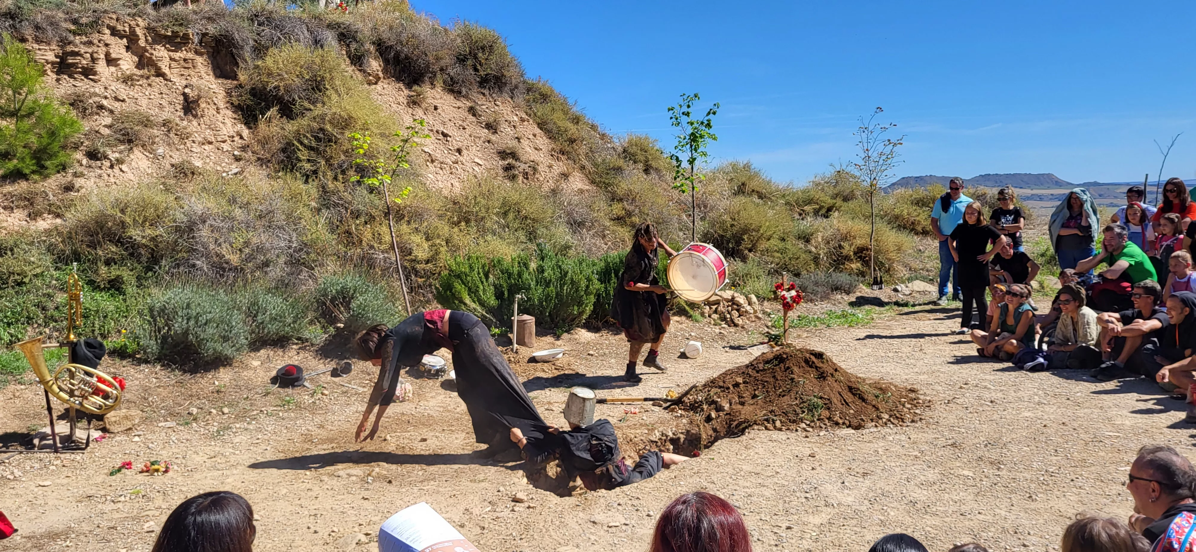 Feria Sin Condiciones celebrada en Bolea. Foto Mercedes Manterola