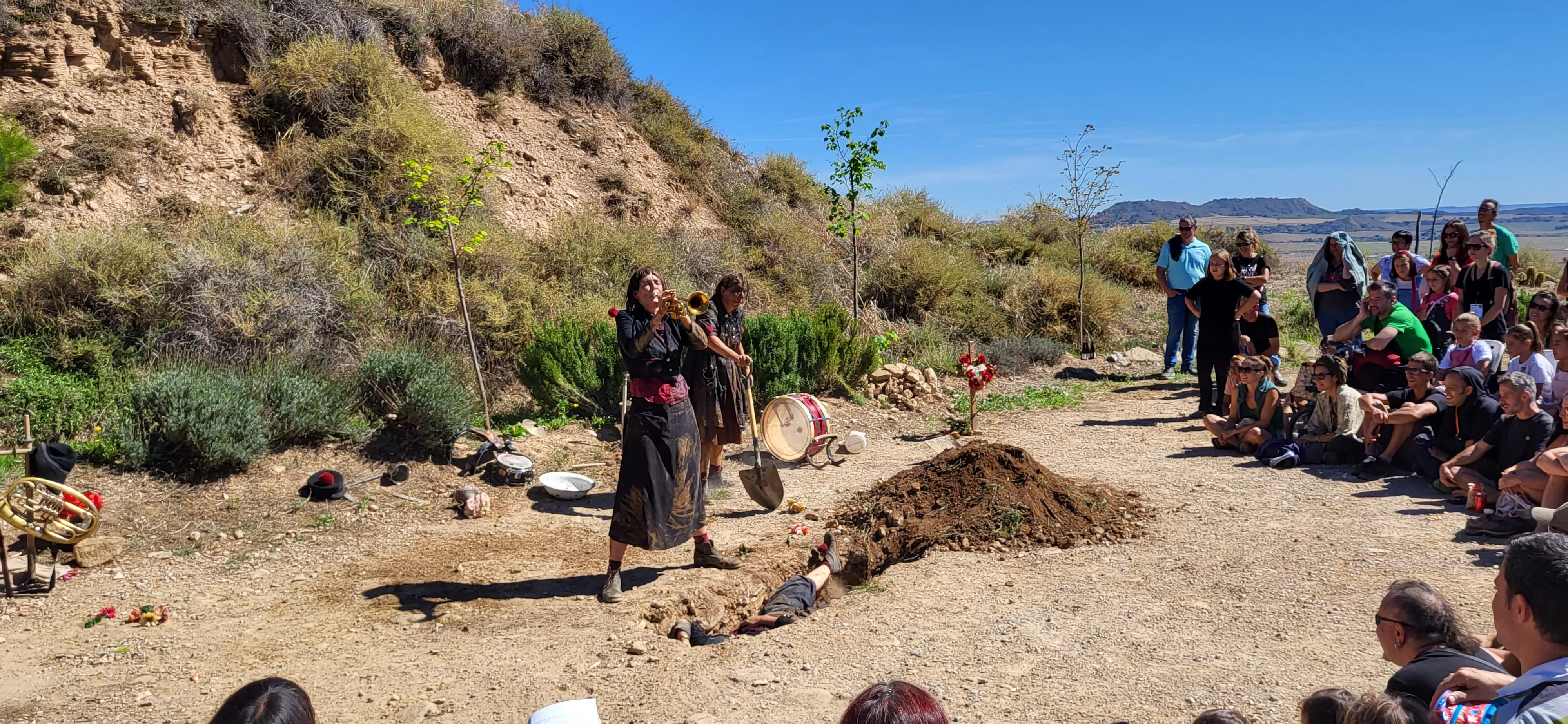Feria Sin Condiciones celebrada en Bolea. Foto Mercedes Manterola