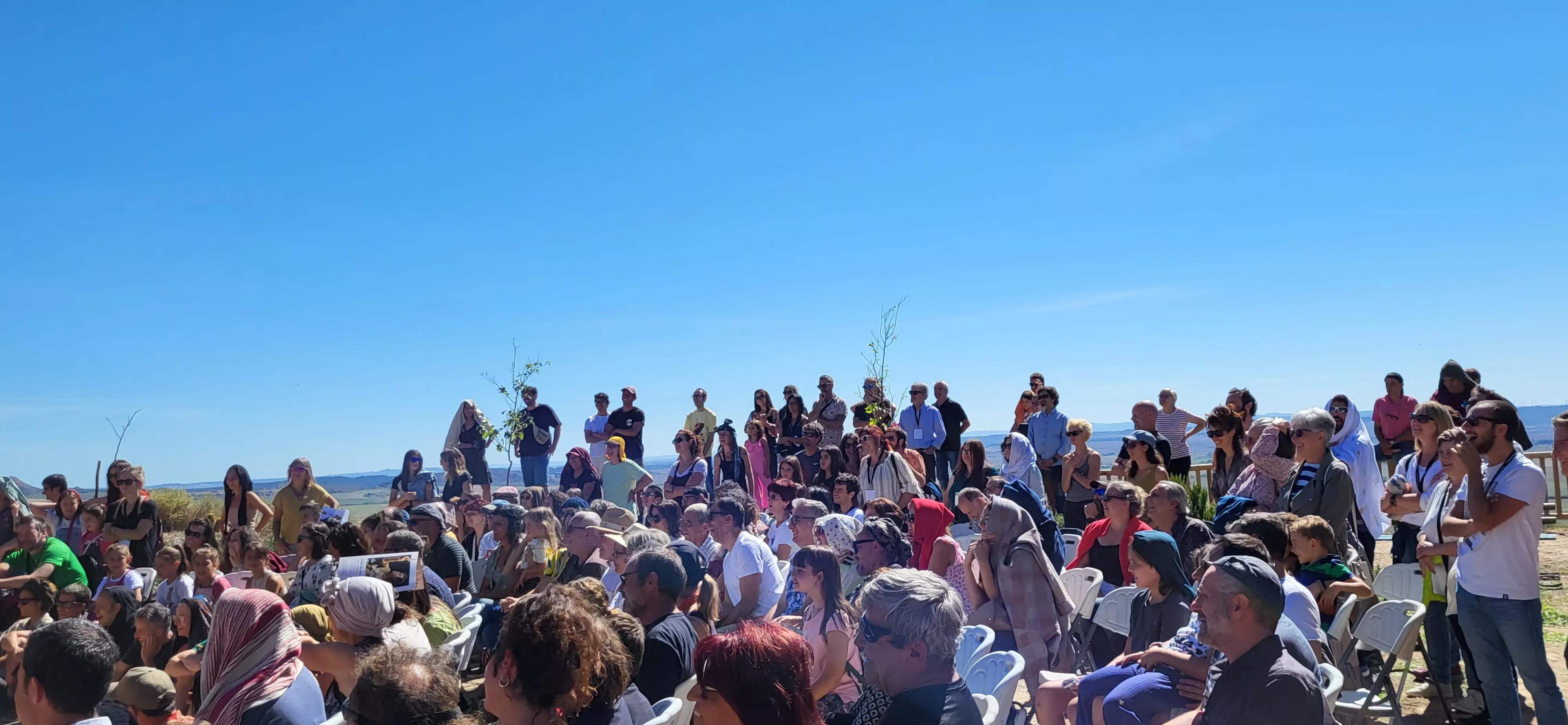 Feria Sin Condiciones celebrada en Bolea. Foto Mercedes Manterola