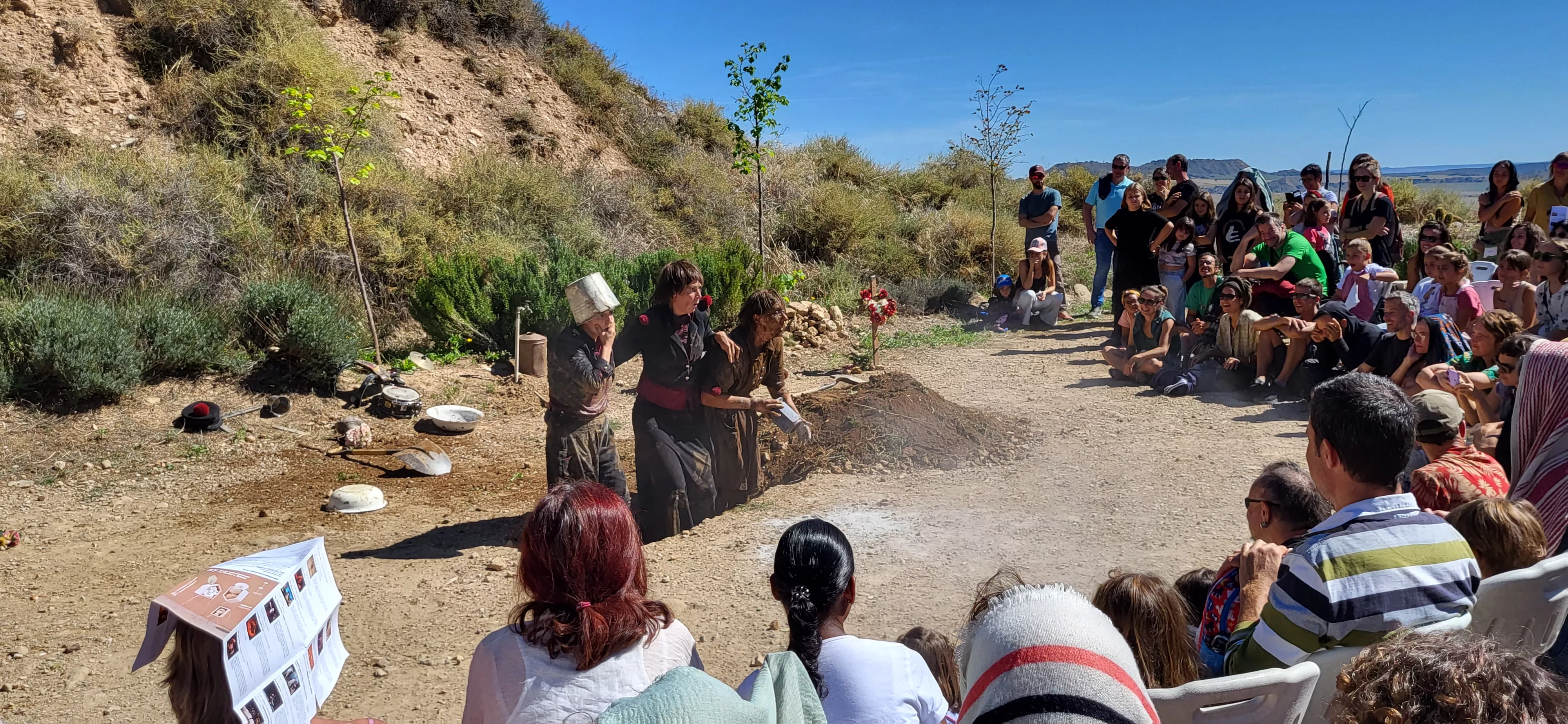 Feria Sin Condiciones celebrada en Bolea. Foto Mercedes Manterola