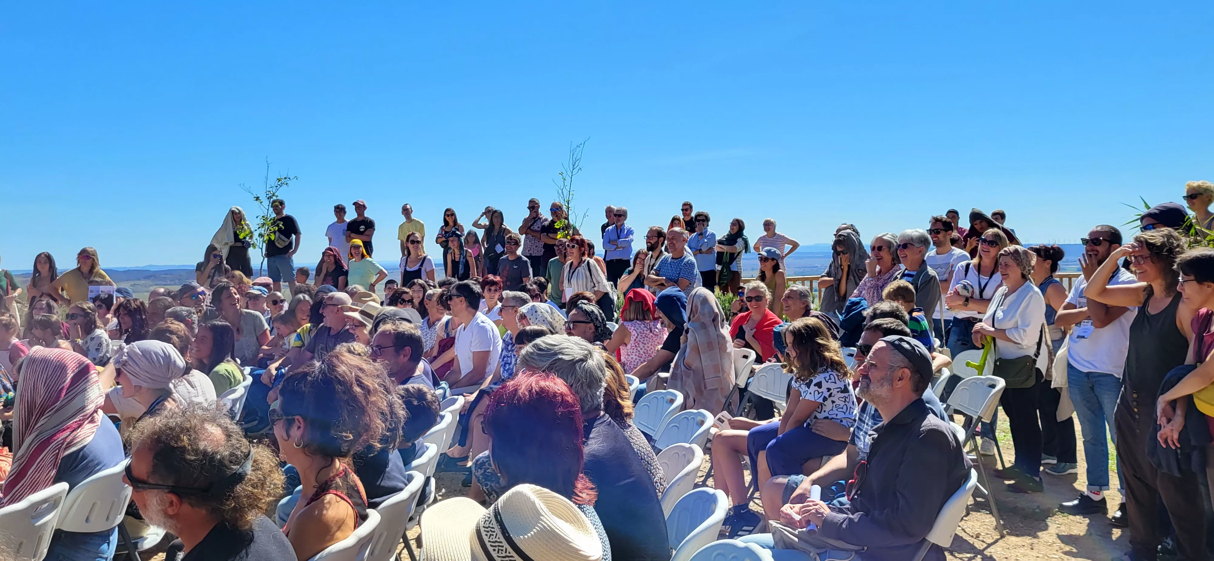 Feria Sin Condiciones celebrada en Bolea. Foto Mercedes Manterola