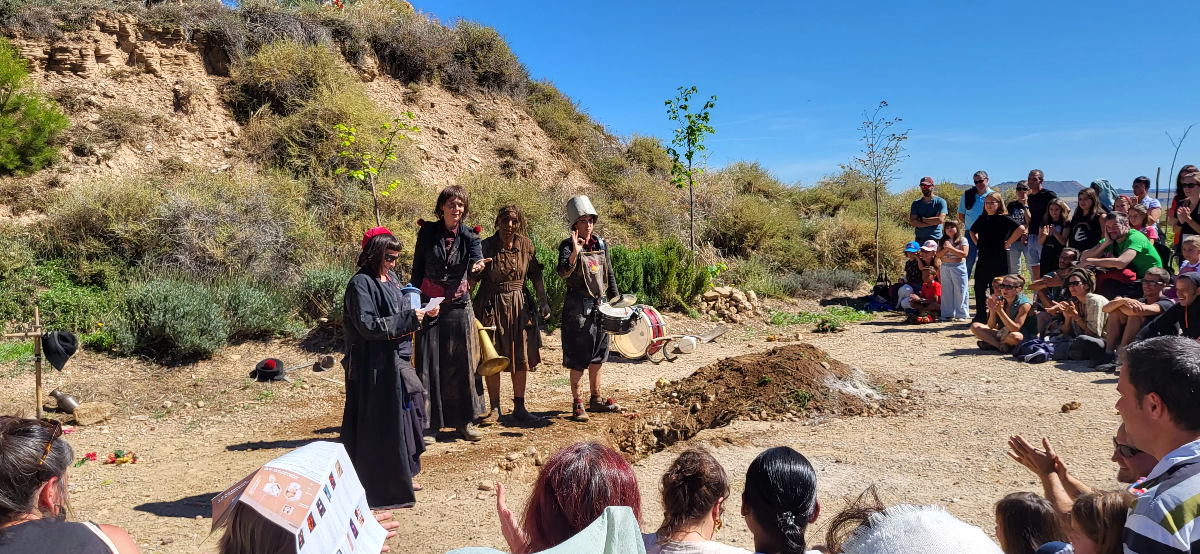 Feria Sin Condiciones celebrada en Bolea. Foto Mercedes Manterola