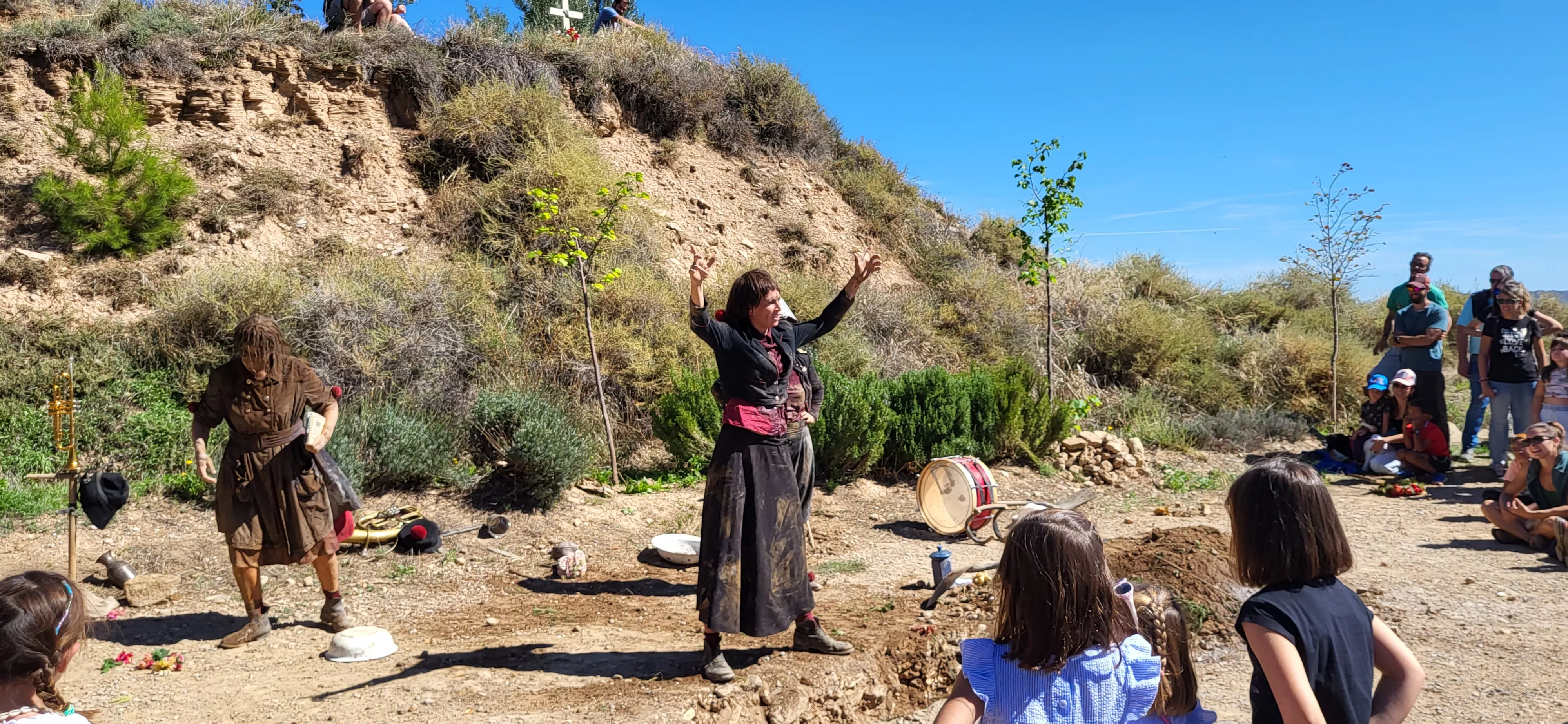 Feria Sin Condiciones celebrada en Bolea. Foto Mercedes Manterola