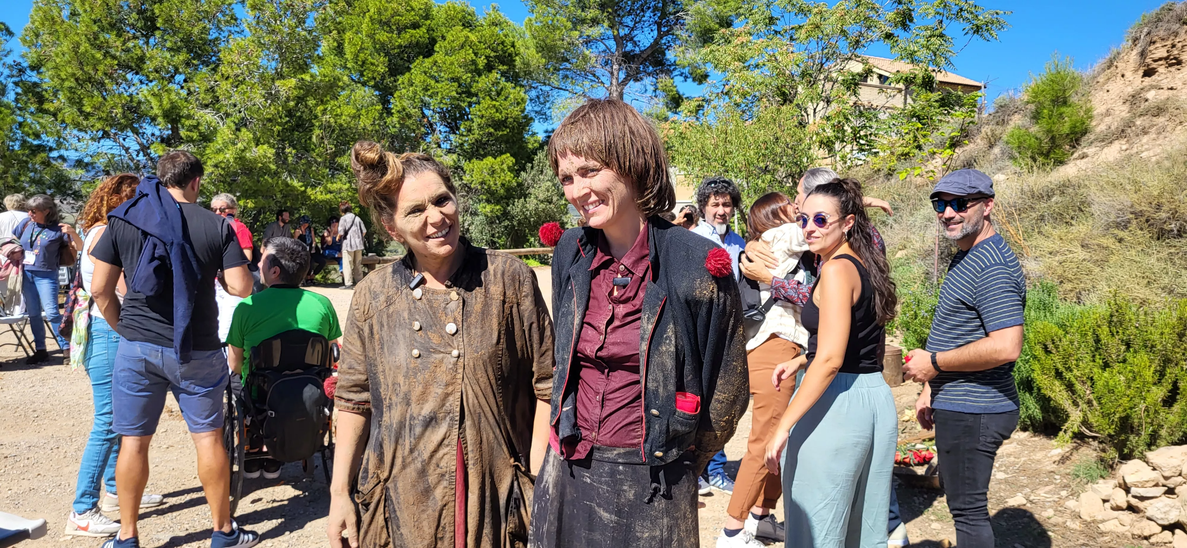 Feria Sin Condiciones celebrada en Bolea. Foto Mercedes Manterola