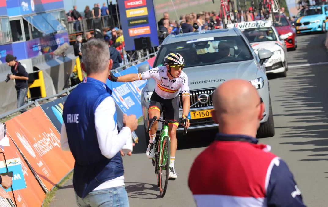 Fernando Barceló en el Campeonato de Europa de este domingo. 