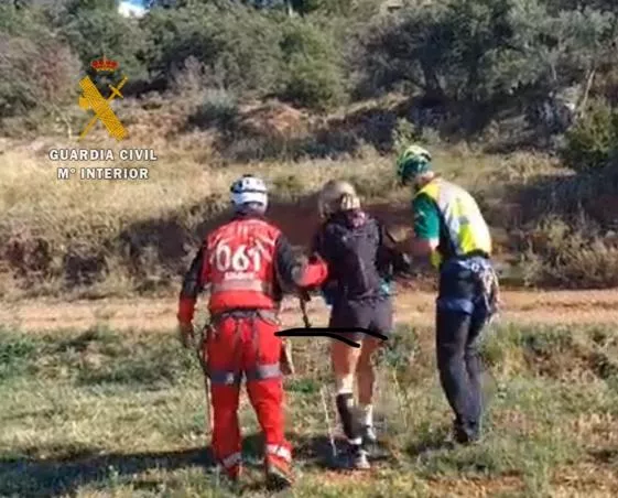 Rescate en montaña de la Guardia Civil.