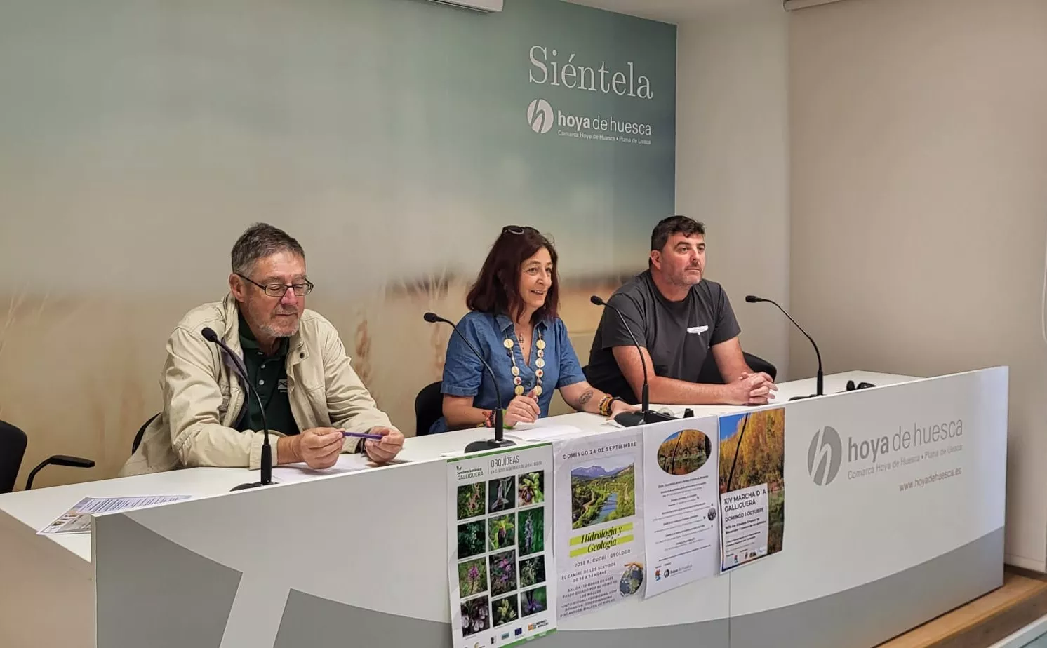 Cuchí, Magán y Vallés han presentado las actividades en la Galliguera este otono.