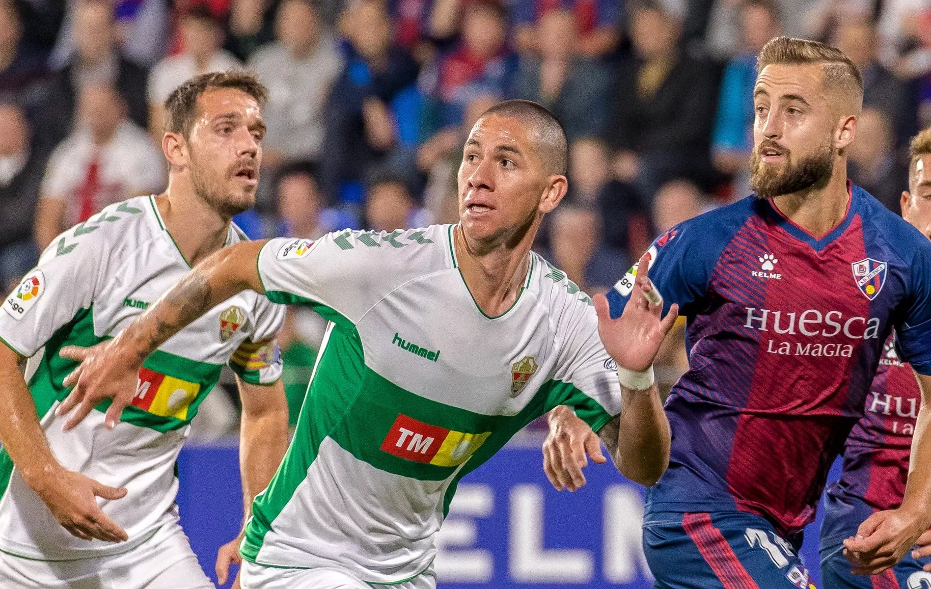 Imagen de archivo de un Huesca-Elche. Imagen de archivo de un Huesca-Elche.