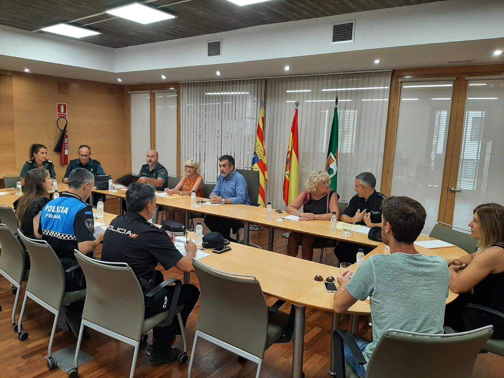 Junta de Seguridad en Fraga por el Monegros Desert Festival
