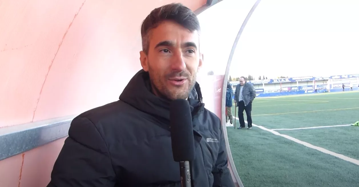 Ángel Varela, entrenador del Jacetano. Foto: Deporte Cantera Sabiñánigo