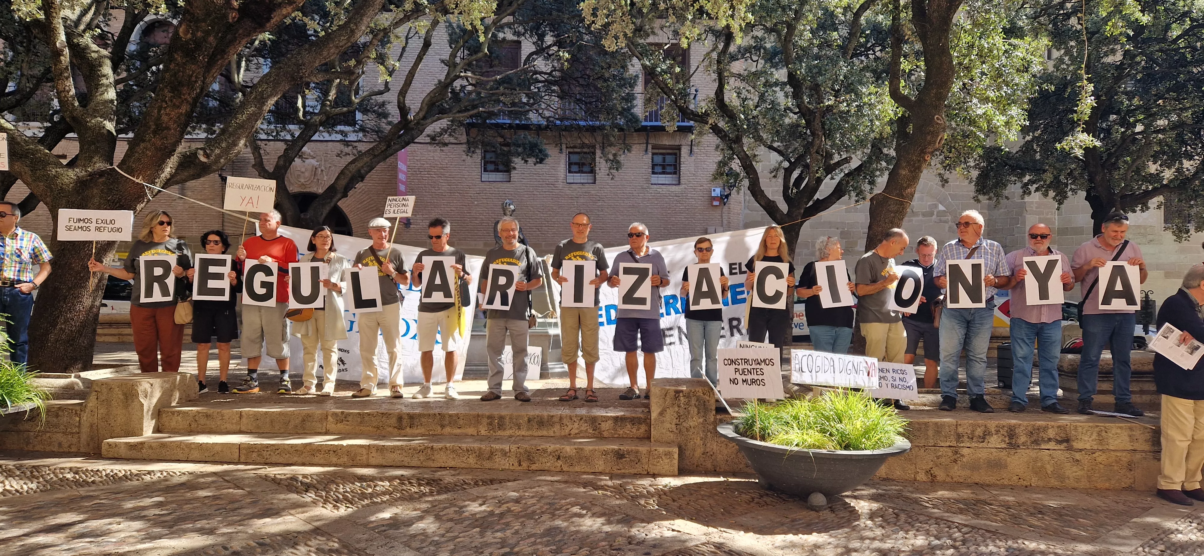 Concentración contra la moción de VOX. Foto Myriam Martínez