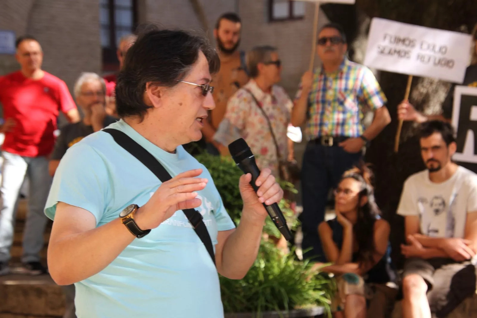 Concentración contra la moción de VOX. Foto Carlos Neofato 