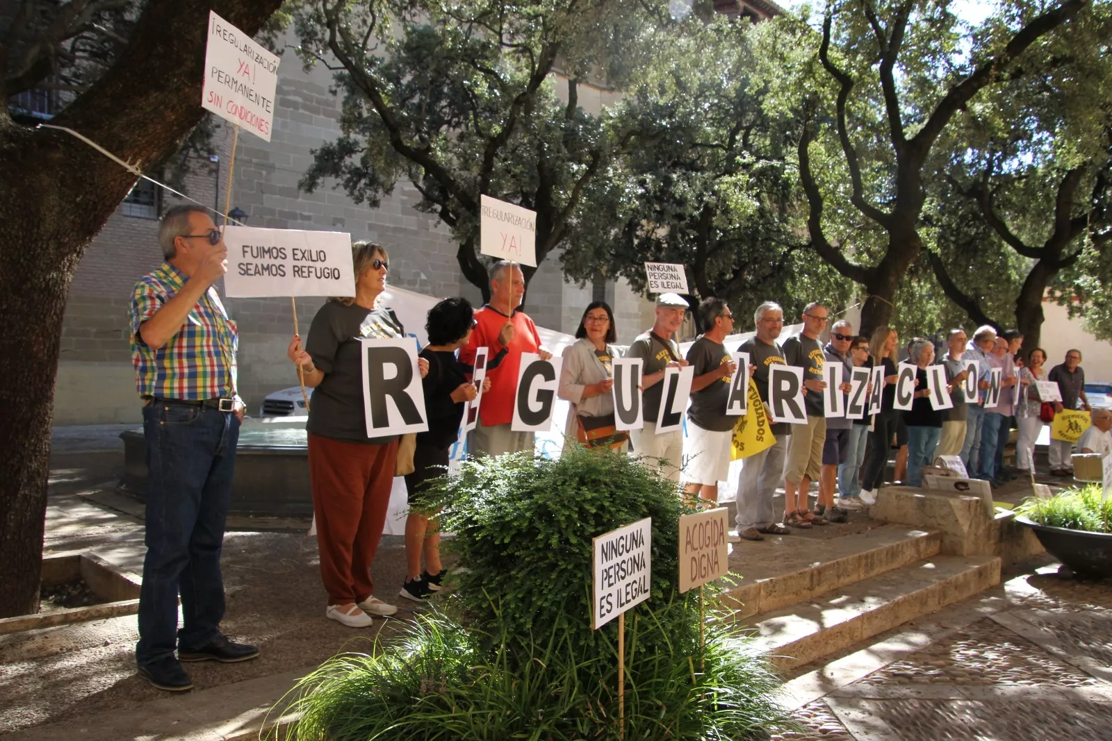 Concentración contra la moción de VOX. Foto Carlos Neofato 