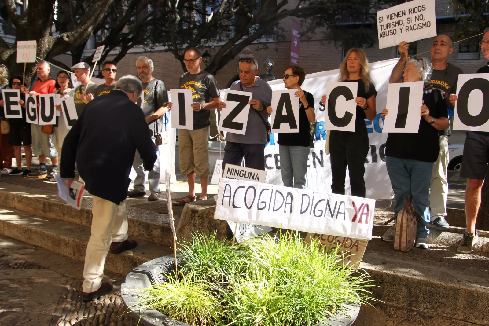 Concentración contra la moción de VOX. Foto Carlos Neofato 