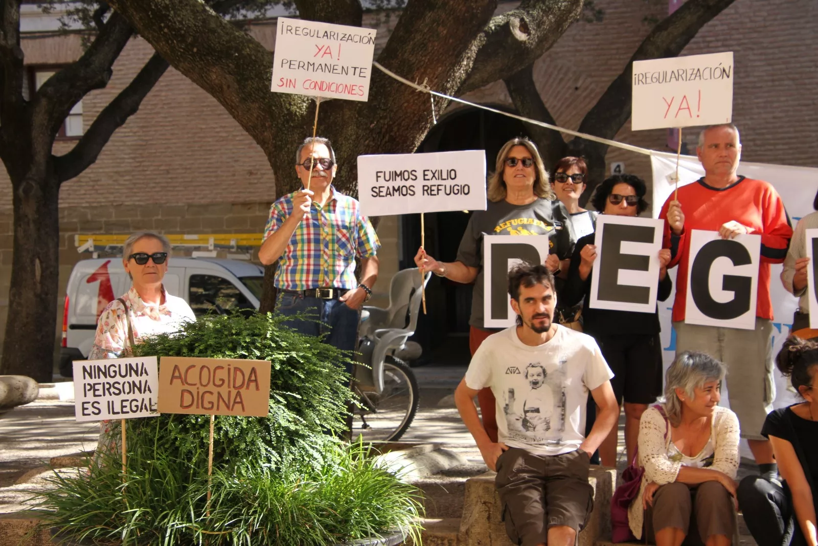Concentración contra la moción de VOX. Foto Carlos Neofato 