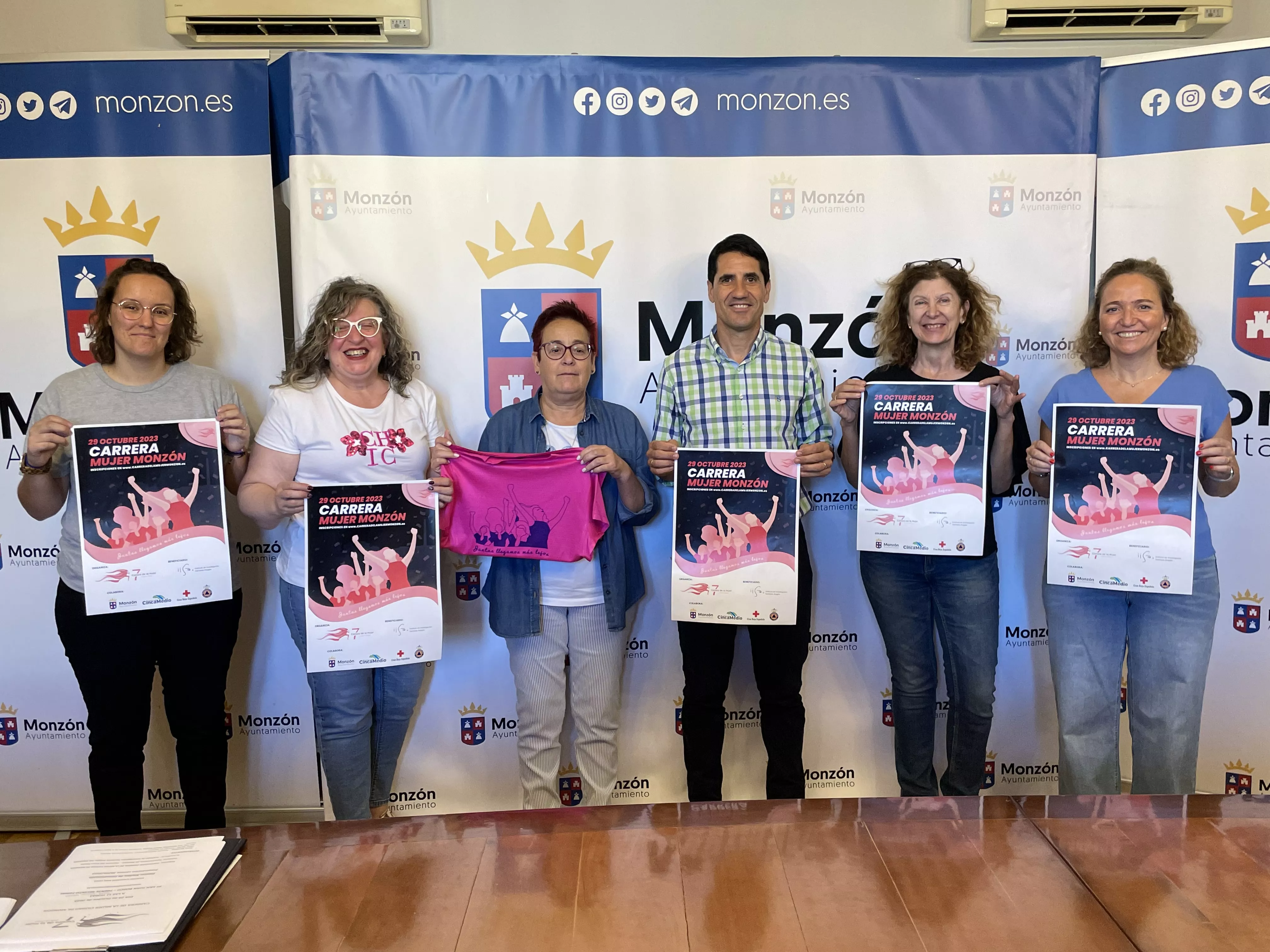 Presentación de la Carrera de la Mujer Ciudad de Monzón.