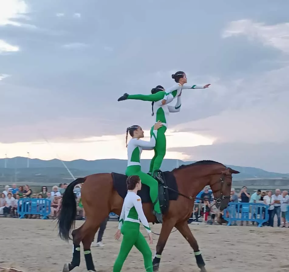 Exhibición de Gurrea de Gállego. Exhibición de Gurrea de Gállego.