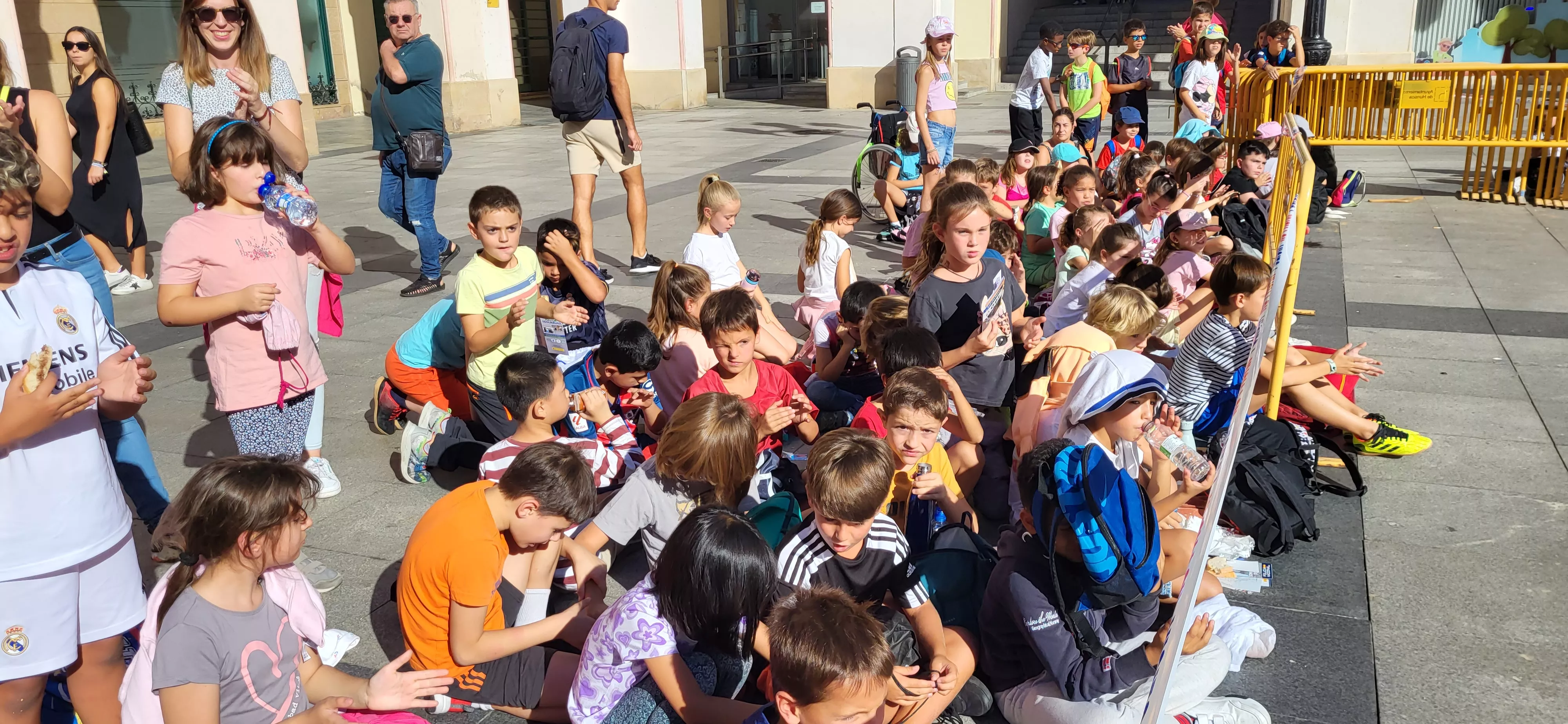 Exhibición de medio y especialidades policiales en Huesca. Foto Mercedes Manterola