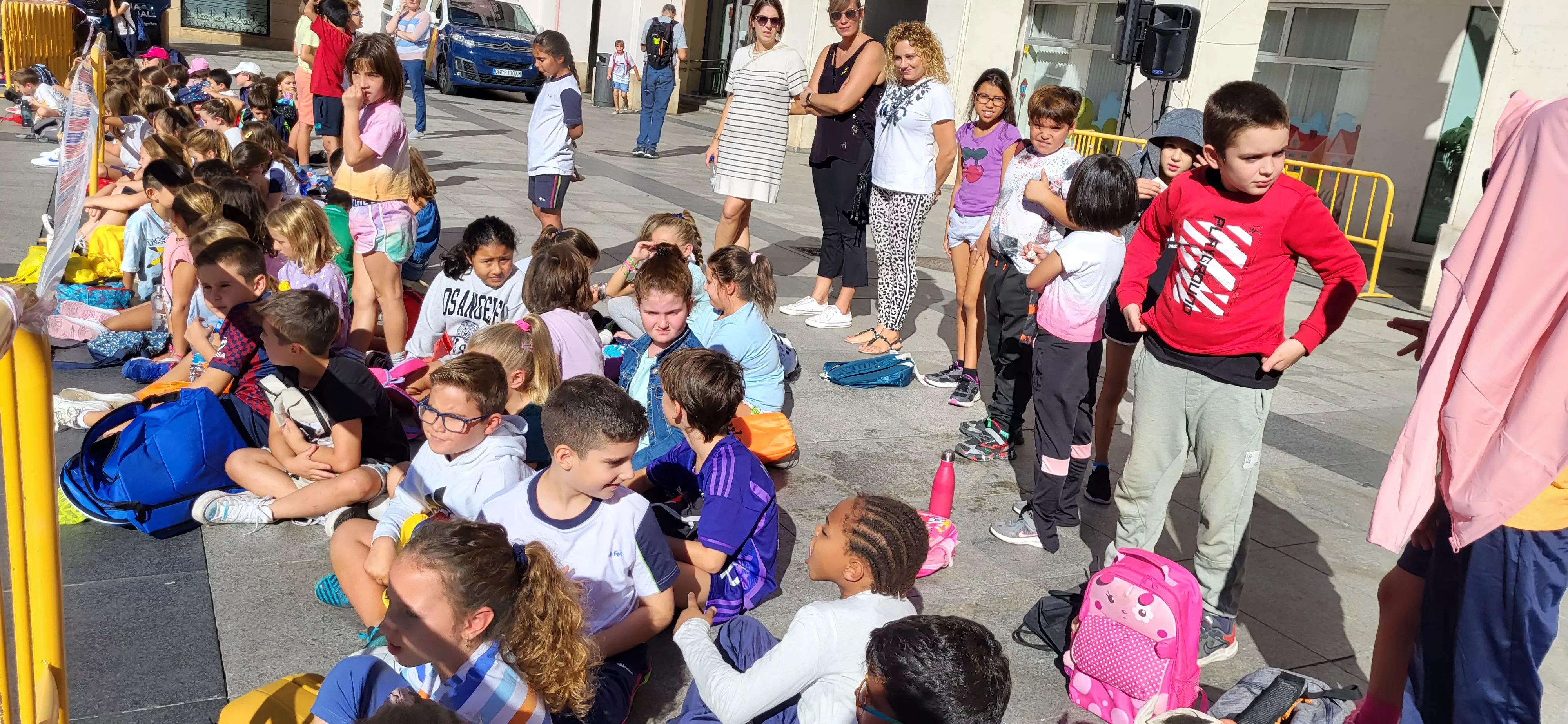 Exhibición de medio y especialidades policiales en Huesca. Foto Mercedes Manterola