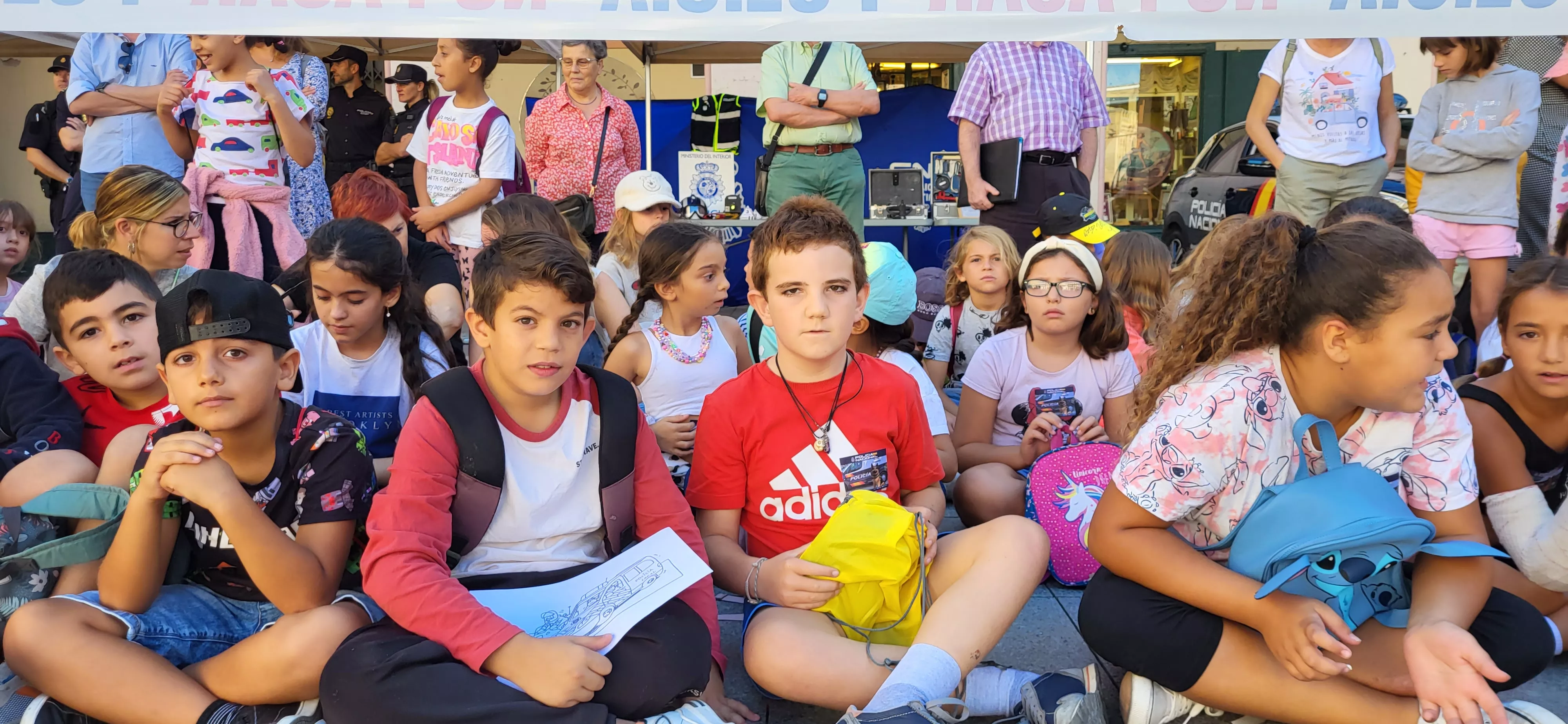 Exhibición de medio y especialidades policiales en Huesca. Foto Mercedes Manterola
