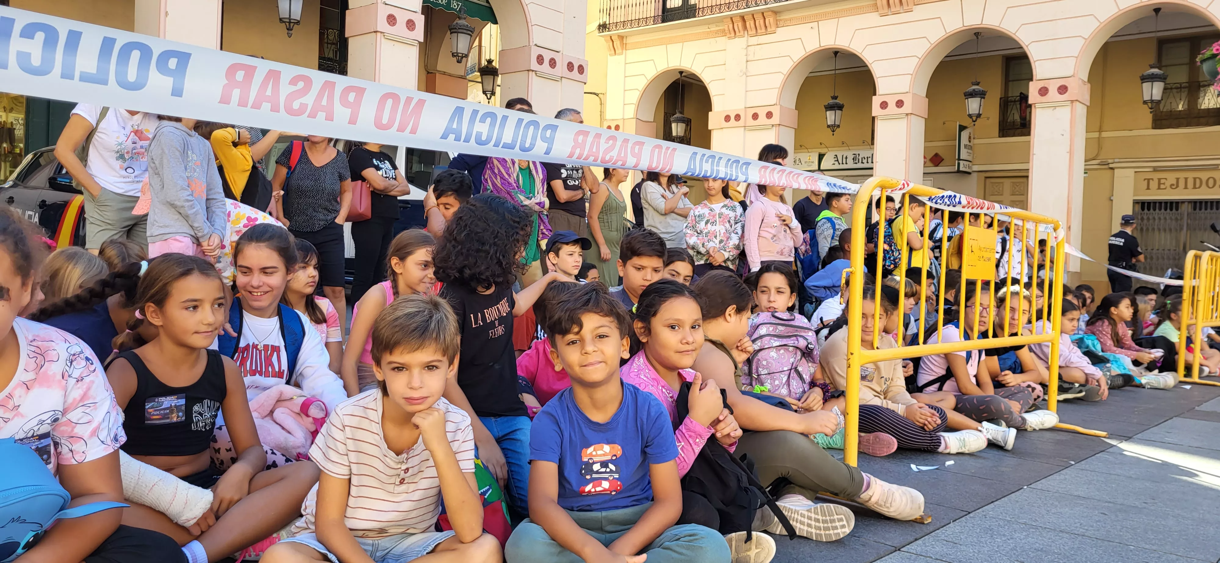 Exhibición de medio y especialidades policiales en Huesca. Foto Mercedes Manterola