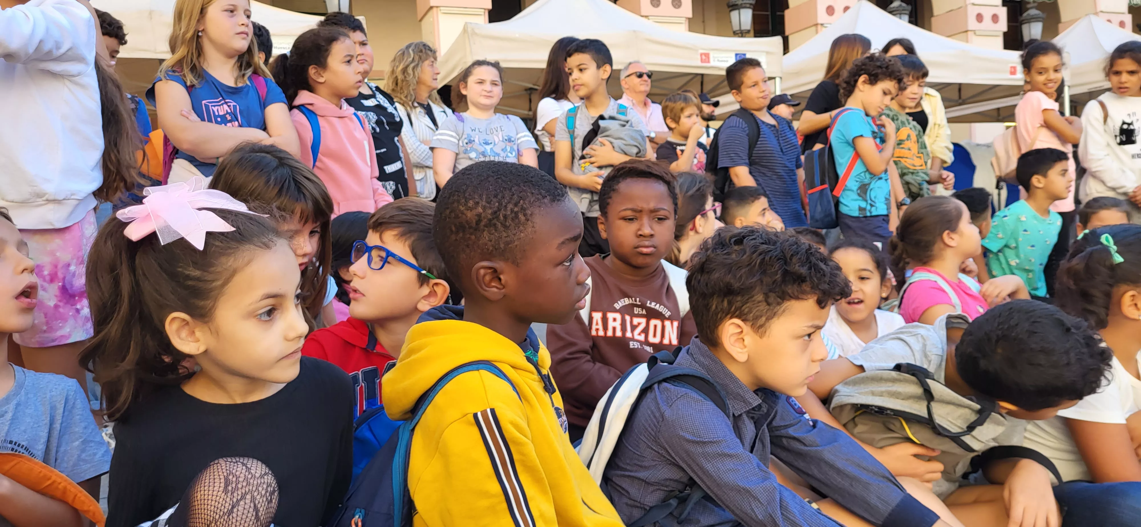 Exhibición de medio y especialidades policiales en Huesca. Foto Mercedes Manterola